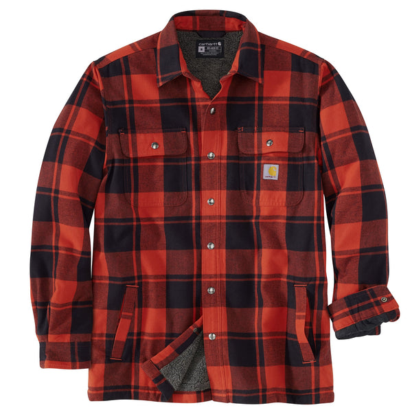 Carhartt Shepa Lined Flannel Shirt outlets Jacket Size XL (X-Large)