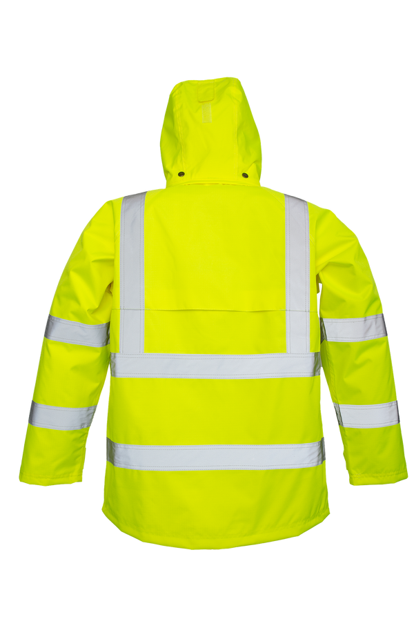 Viking Men's Professional® Journeyman Hi-Vis Class 3 Waterproof Trilobal  Hooded Jacket