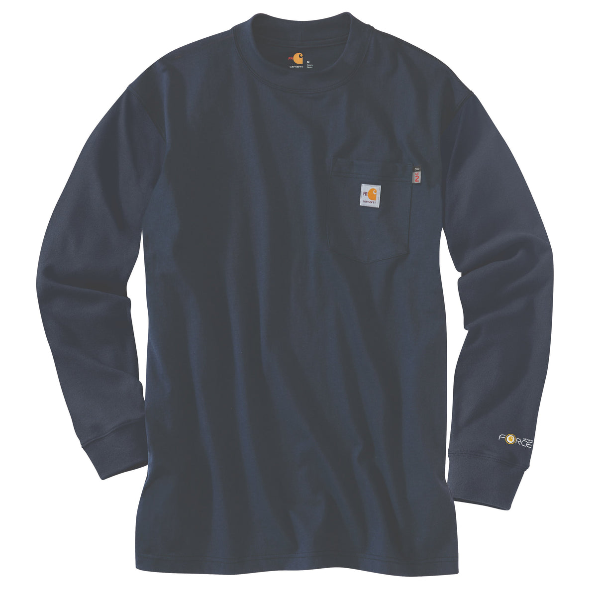 Carhartt Men&#39;s Flame Resistant Force Long Sleeve T-Shirt - Work World - Workwear, Work Boots, Safety Gear