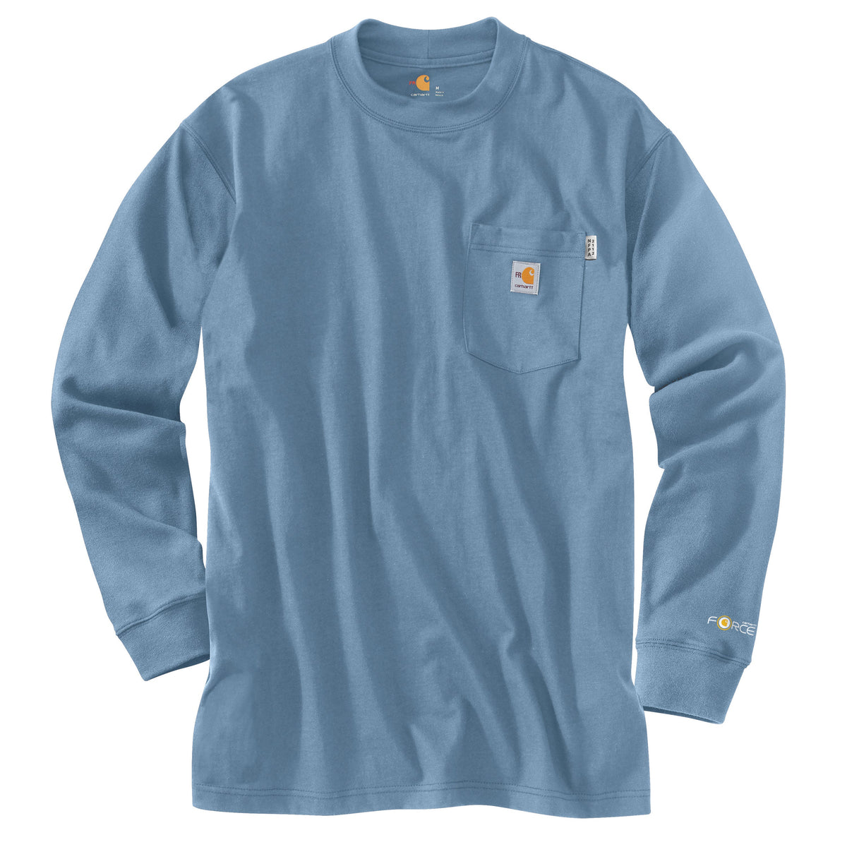 Carhartt Men&#39;s Flame Resistant Force Long Sleeve T-Shirt - Work World - Workwear, Work Boots, Safety Gear