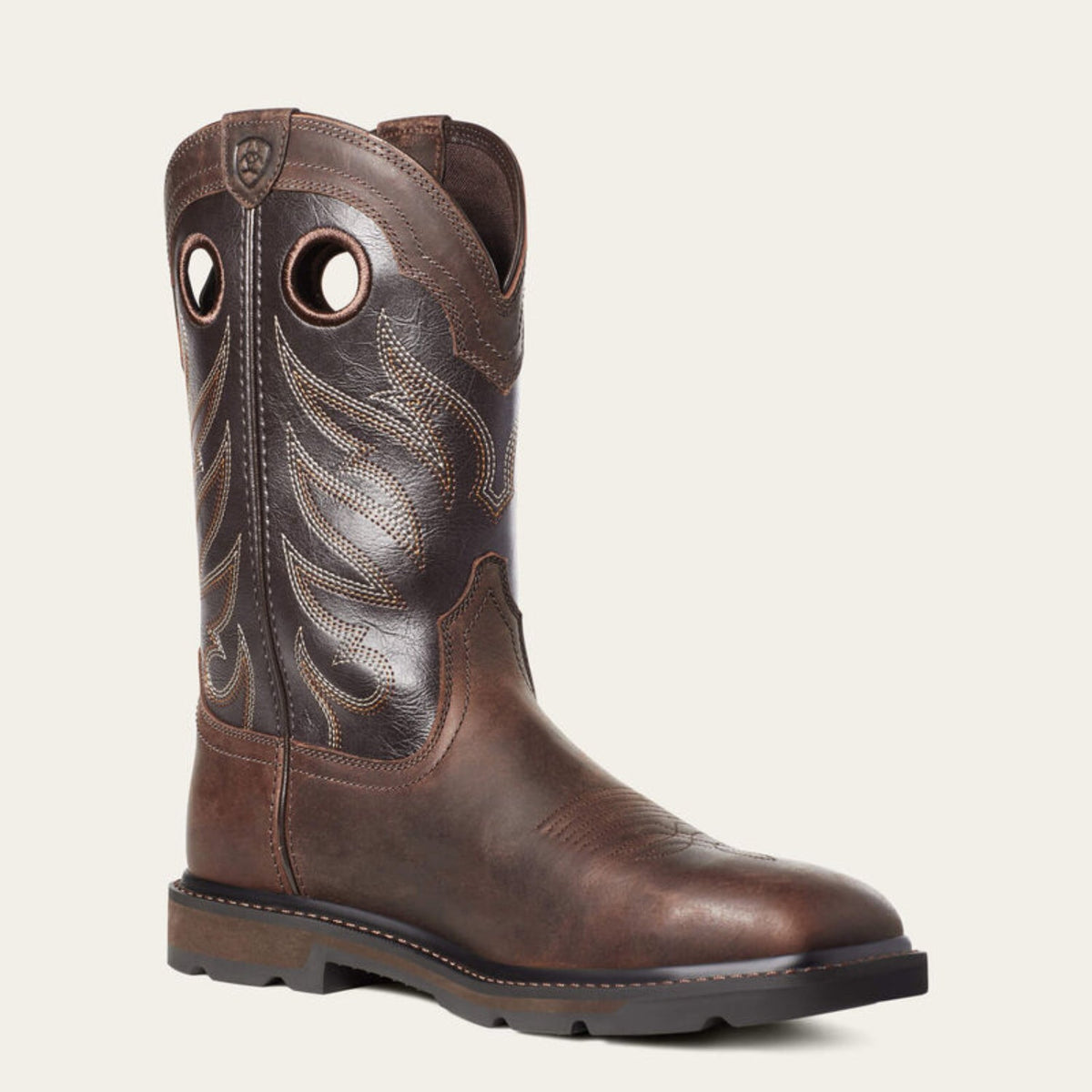 Ariat Men&#39;s Groundwork 11&quot; EH Slip Resistant Western Boot - Work World - Workwear, Work Boots, Safety Gear