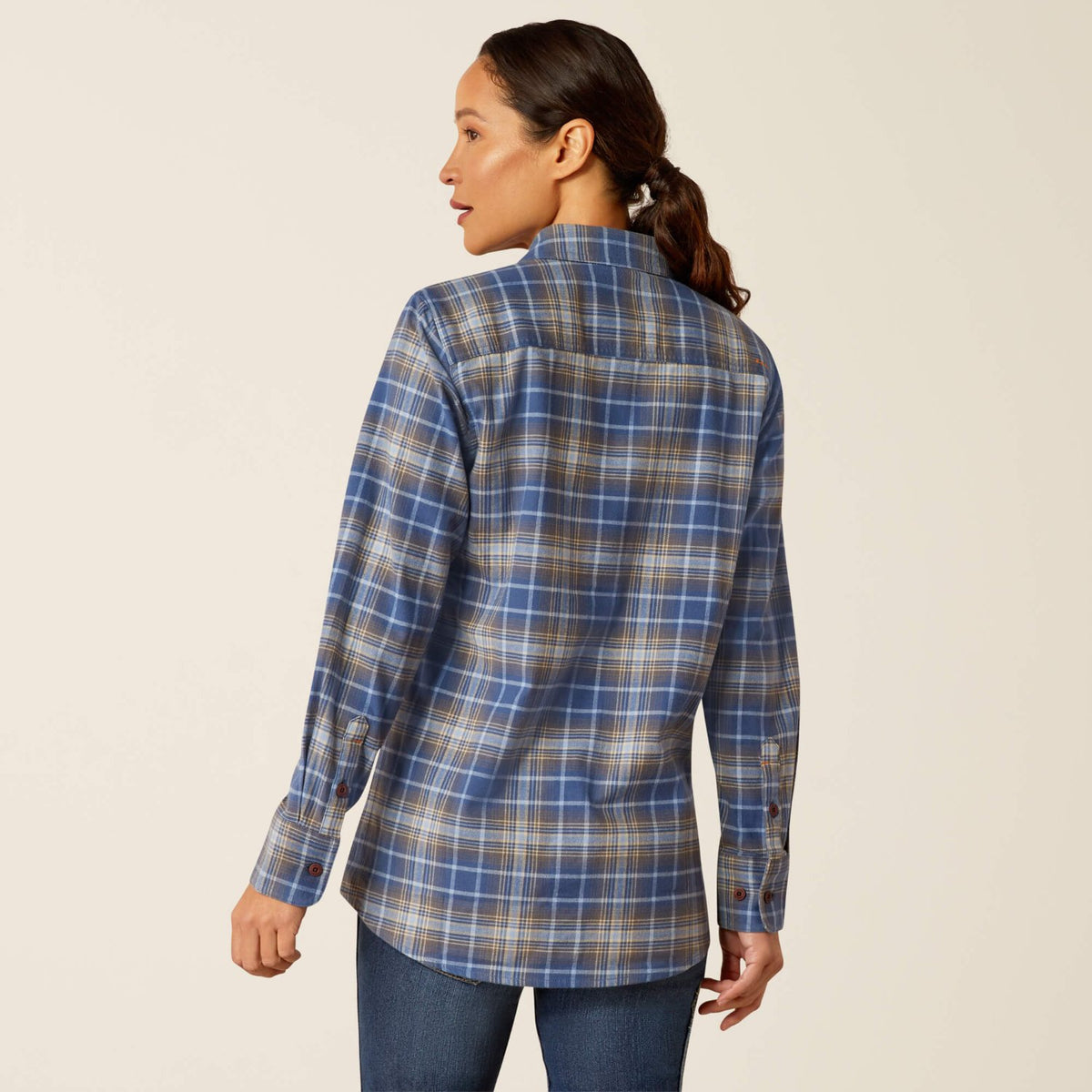 Ariat Women&#39;s Rebar Flannel Button-Down Work Shirt - Work World - Workwear, Work Boots, Safety Gear