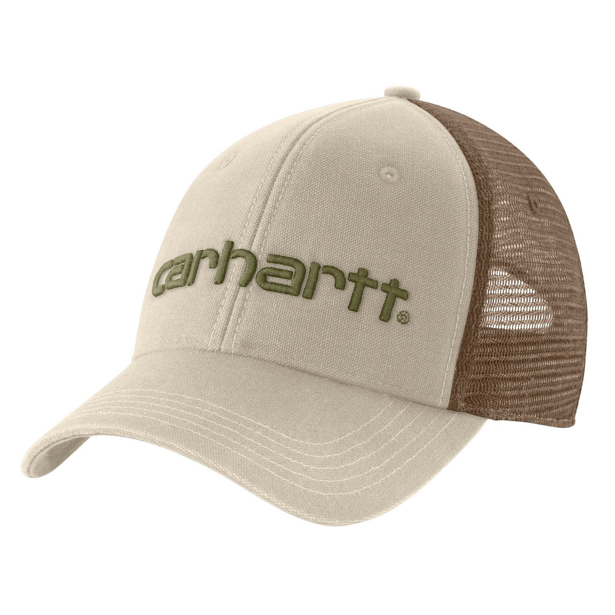 Carhartt Canvas Mesh-Back Logo Graphic Cap - Work World - Workwear, Work Boots, Safety Gear