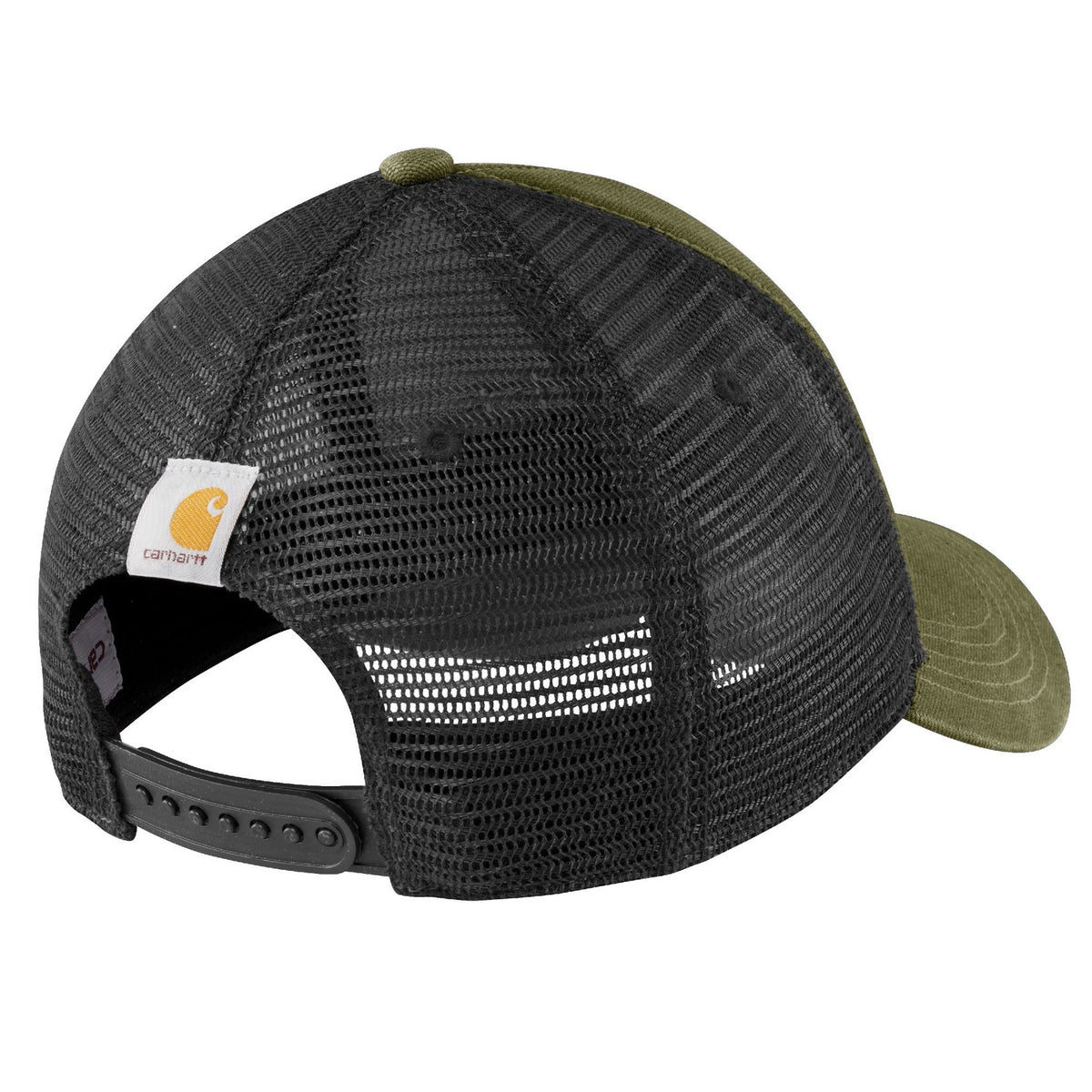 Carhartt Canvas Mesh-Back Logo Graphic Cap - Work World - Workwear, Work Boots, Safety Gear