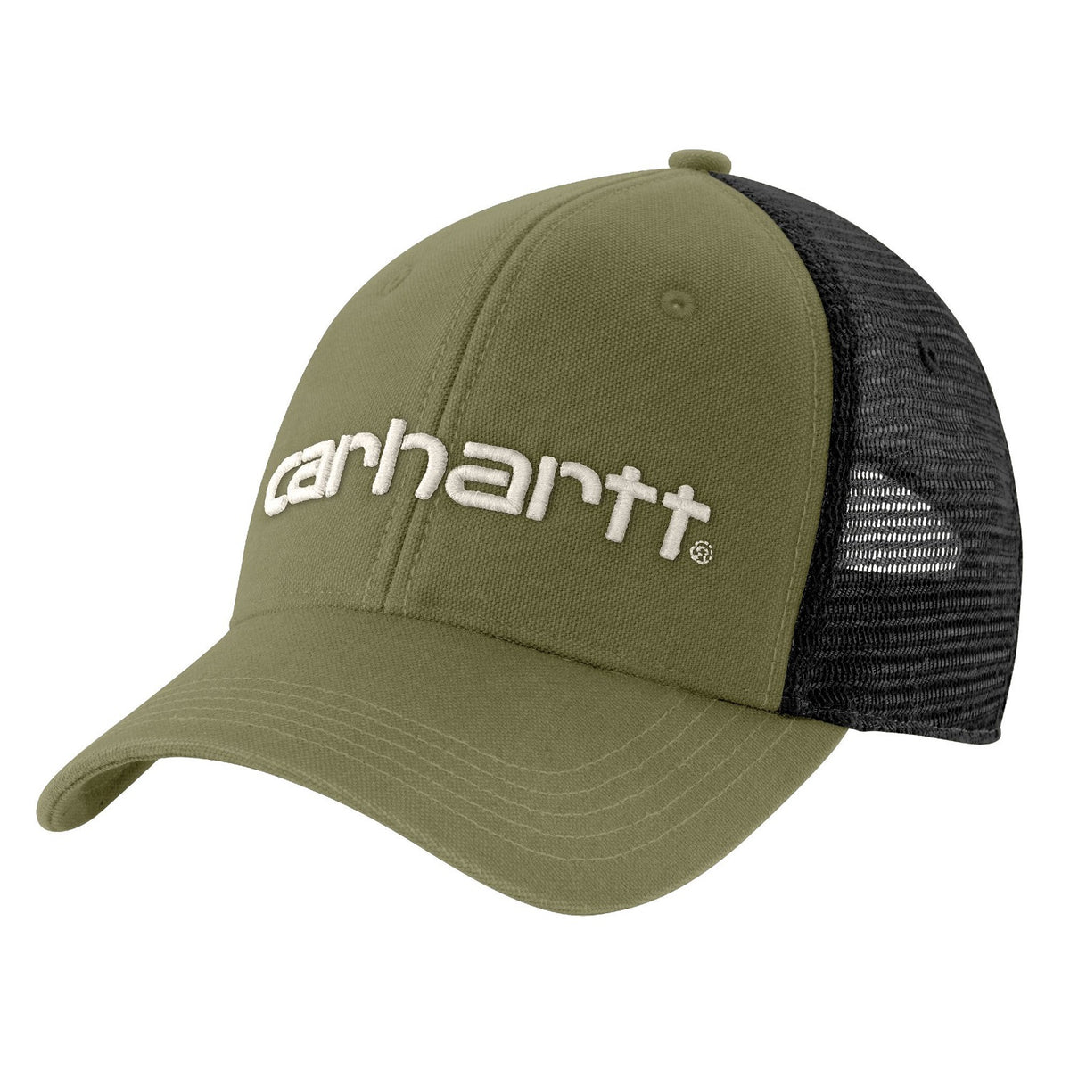 Carhartt Canvas Mesh-Back Logo Graphic Cap - Work World - Workwear, Work Boots, Safety Gear