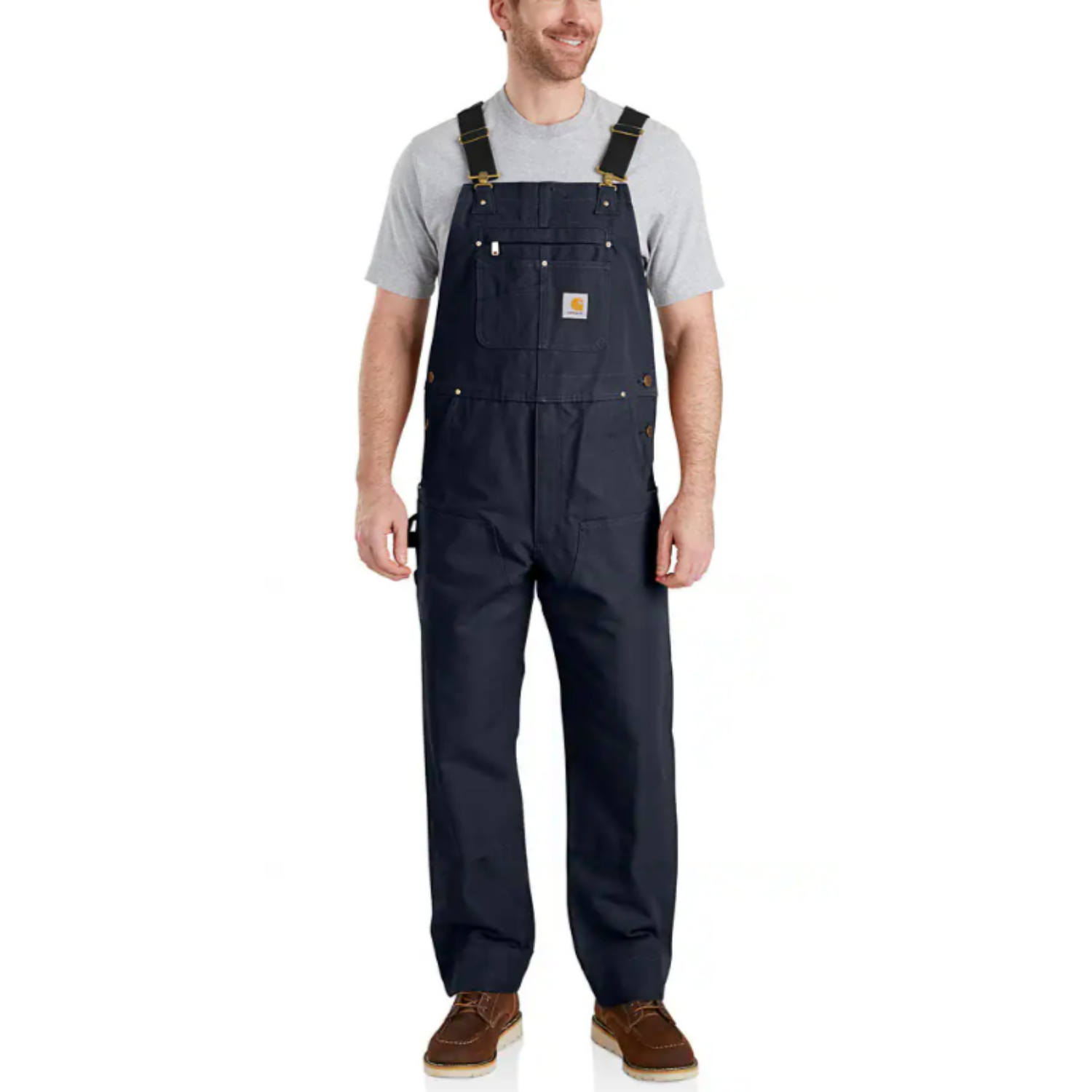 Carhartt Men's Duck Double-Front Bib Overall - Work World - Workwear, Work Boots, Safety Gear