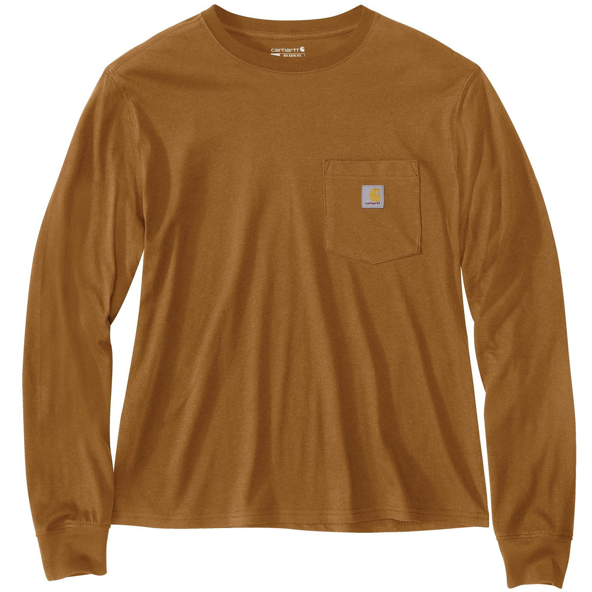 Carhartt Women&#39;s Tencel Loose Fit Lightweight Crewneck Pocket Long Sleeve T-Shirt - Work World - Workwear, Work Boots, Safety Gear