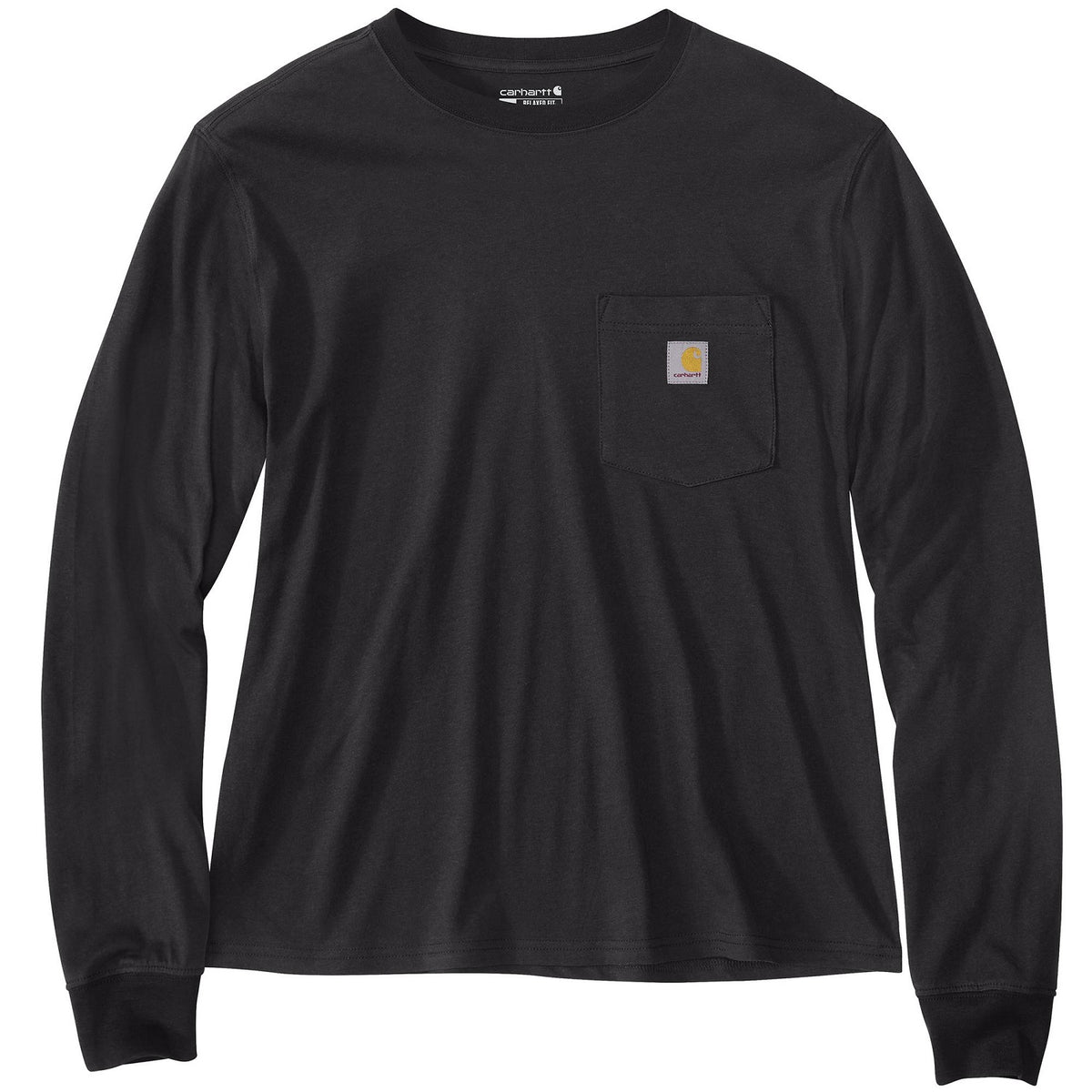 Carhartt Women&#39;s Tencel Loose Fit Lightweight Crewneck Pocket Long Sleeve T-Shirt - Work World - Workwear, Work Boots, Safety Gear