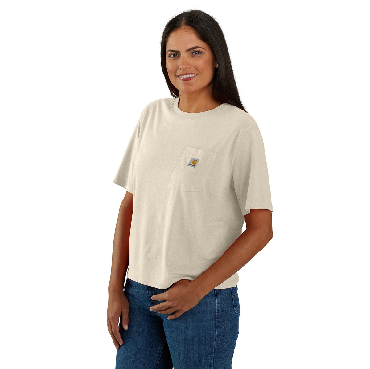 Carhartt Women&#39;s Tencel™ Loose Fit Lightweight Short Sleeve Crewneck T-Shirt - Work World - Workwear, Work Boots, Safety Gear