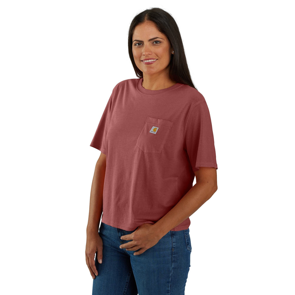 Carhartt Women&#39;s Tencel™ Loose Fit Lightweight Short Sleeve Crewneck T-Shirt - Work World - Workwear, Work Boots, Safety Gear