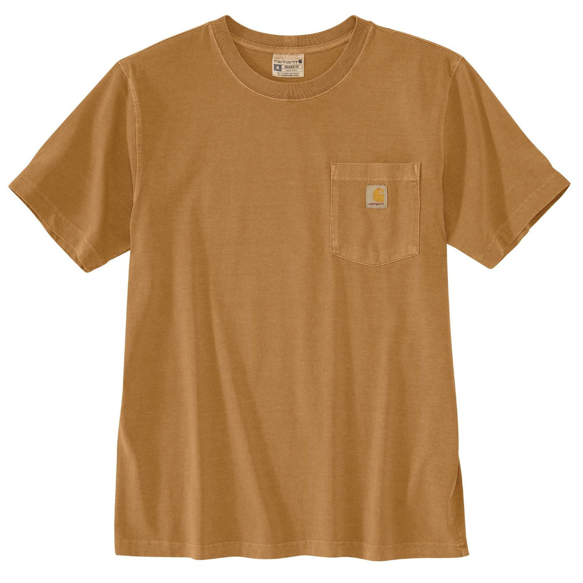 Carhartt Men&#39;s Re-Engineered Garment Dyed Pocket Short Sleeve T-Shirt - Work World - Workwear, Work Boots, Safety Gear