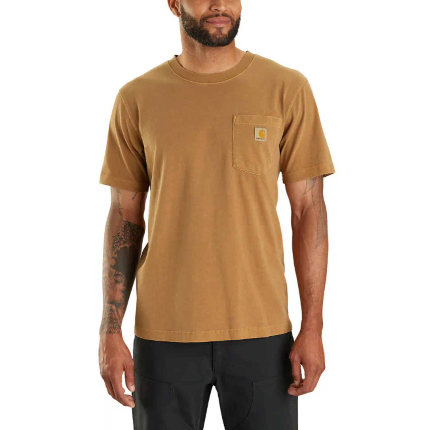 Carhartt Men's Re-Engineered Garment Dyed Pocket Short Sleeve T-Shirt - Work World - Workwear, Work Boots, Safety Gear