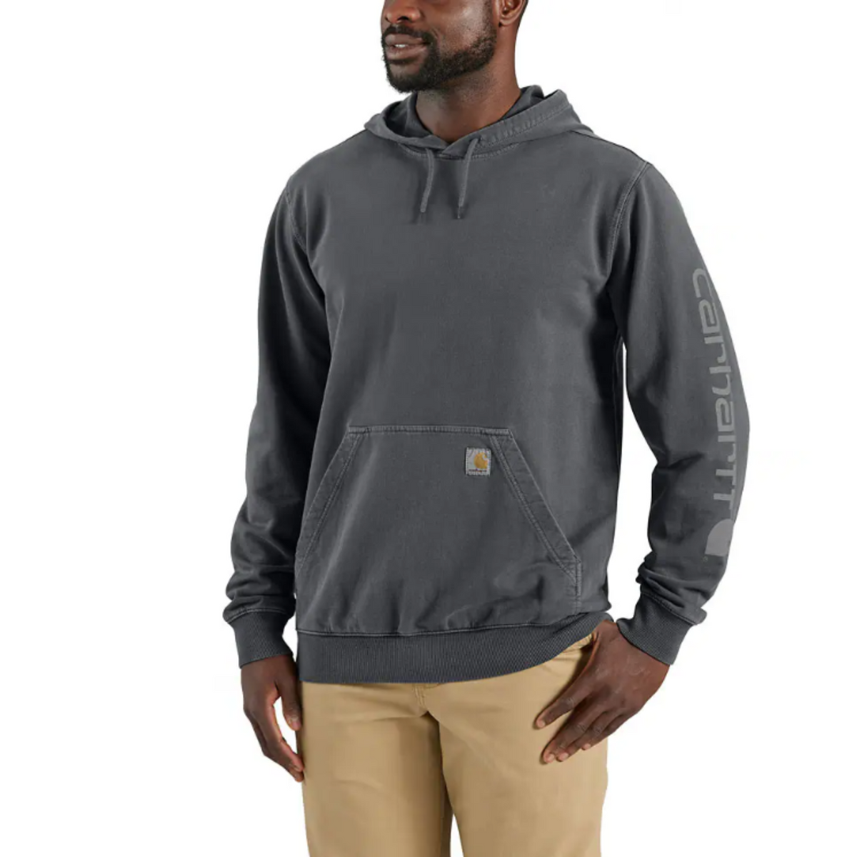 Carhartt Men&#39;s Re-Engineered Relaxed Fit Graphic French Terry Hoodie - Work World - Workwear, Work Boots, Safety Gear