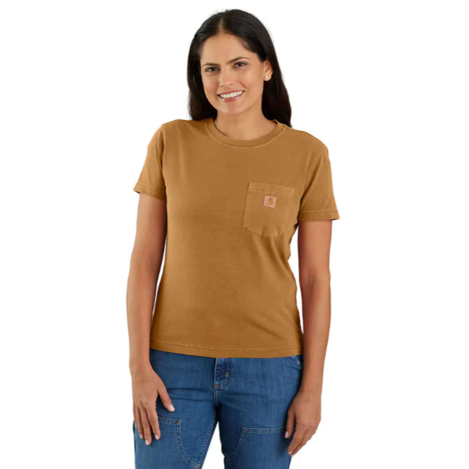 Carhartt Women's Re-Engineered Garment Dyed Pocket Short Sleeve T-Shirt - Work World - Workwear, Work Boots, Safety Gear