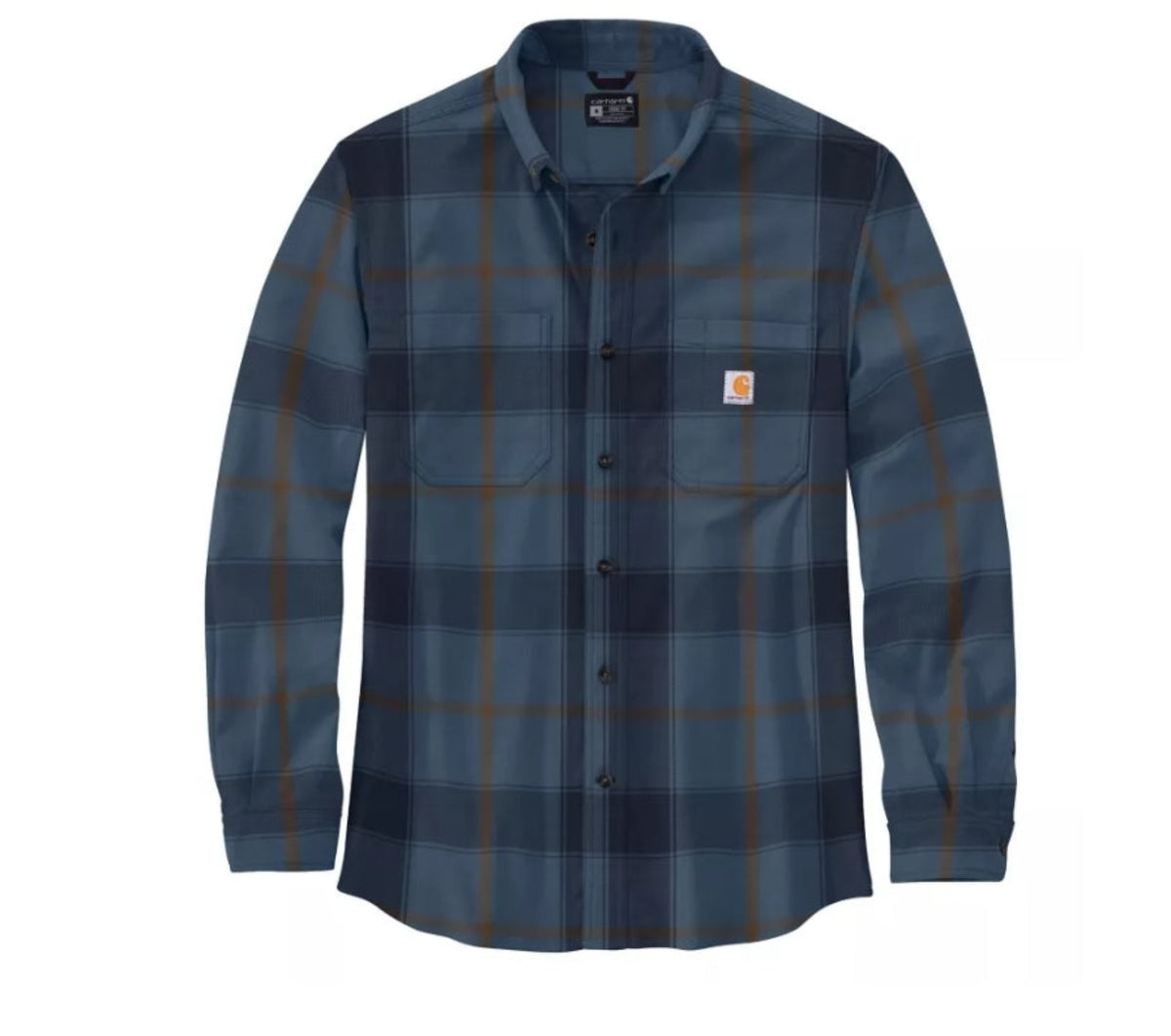 Carhartt Men&#39;s Rugged Flex Relaxed Fit Button-Down Long Sleeve Plaid Shirt - Work World - Workwear, Work Boots, Safety Gear