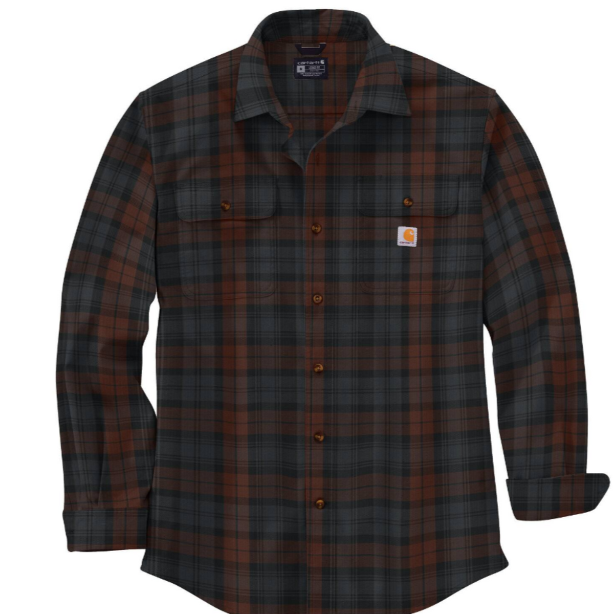 Carhartt Men&#39;s Loose Fit Heavyweight Flannel Button-Down Work Shirt - Work World - Workwear, Work Boots, Safety Gear