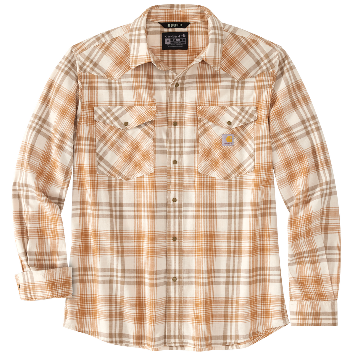 Carhartt Men&#39;s Montana Relaxed Fit Lightweight Plaid Button-Down Work Shirt - Work World - Workwear, Work Boots, Safety Gear