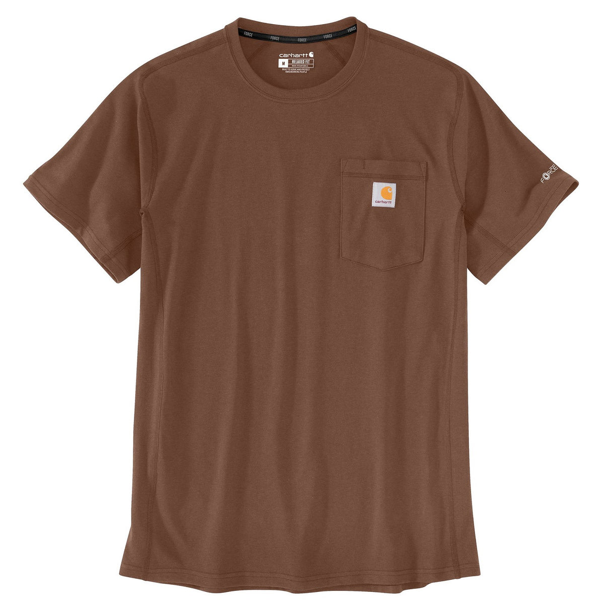 Carhartt Men&#39;s Force® Relaxed Fit Midweight Short Sleeve Pocket Tee - Work World - Workwear, Work Boots, Safety Gear