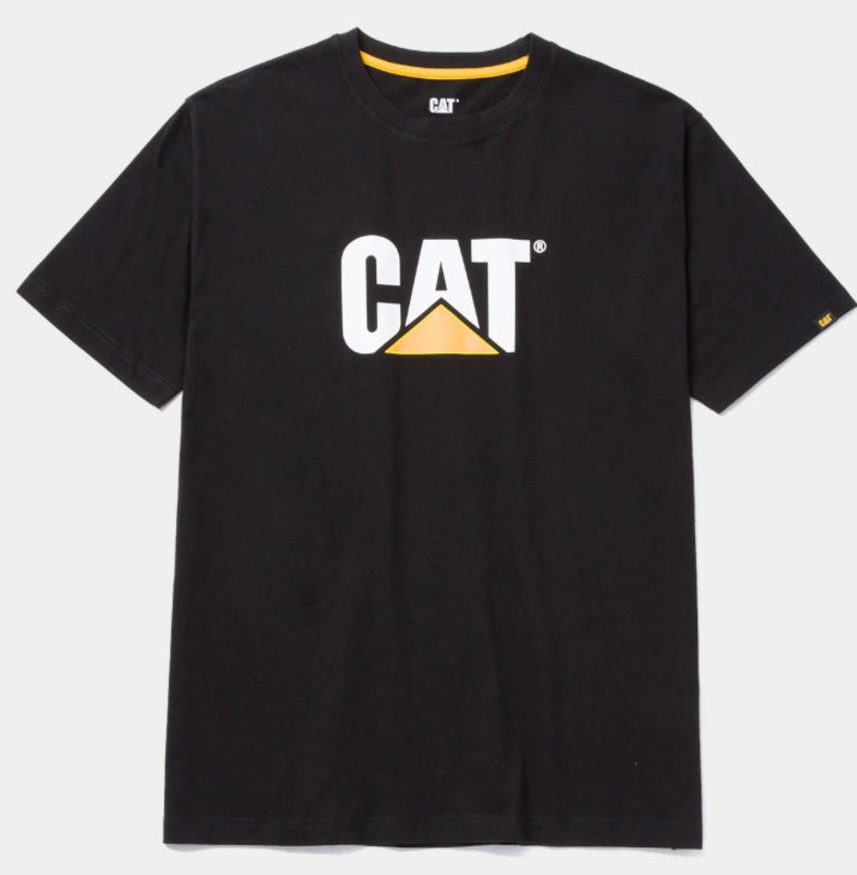 CAT Men&#39;s Trademark Short Sleeve T-Shirt - Work World - Workwear, Work Boots, Safety Gear