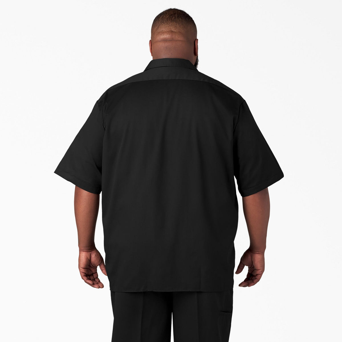 Dickies Men&#39;s Short Sleeve Work Shirt_Black - Work World - Workwear, Work Boots, Safety Gear