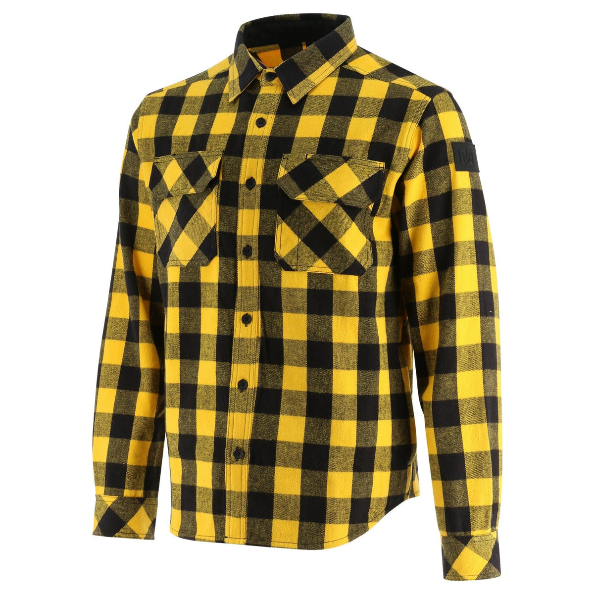 CAT Men&#39;s Buffalo Check Heavyweight Button Down Overshirt - Work World - Workwear, Work Boots, Safety Gear