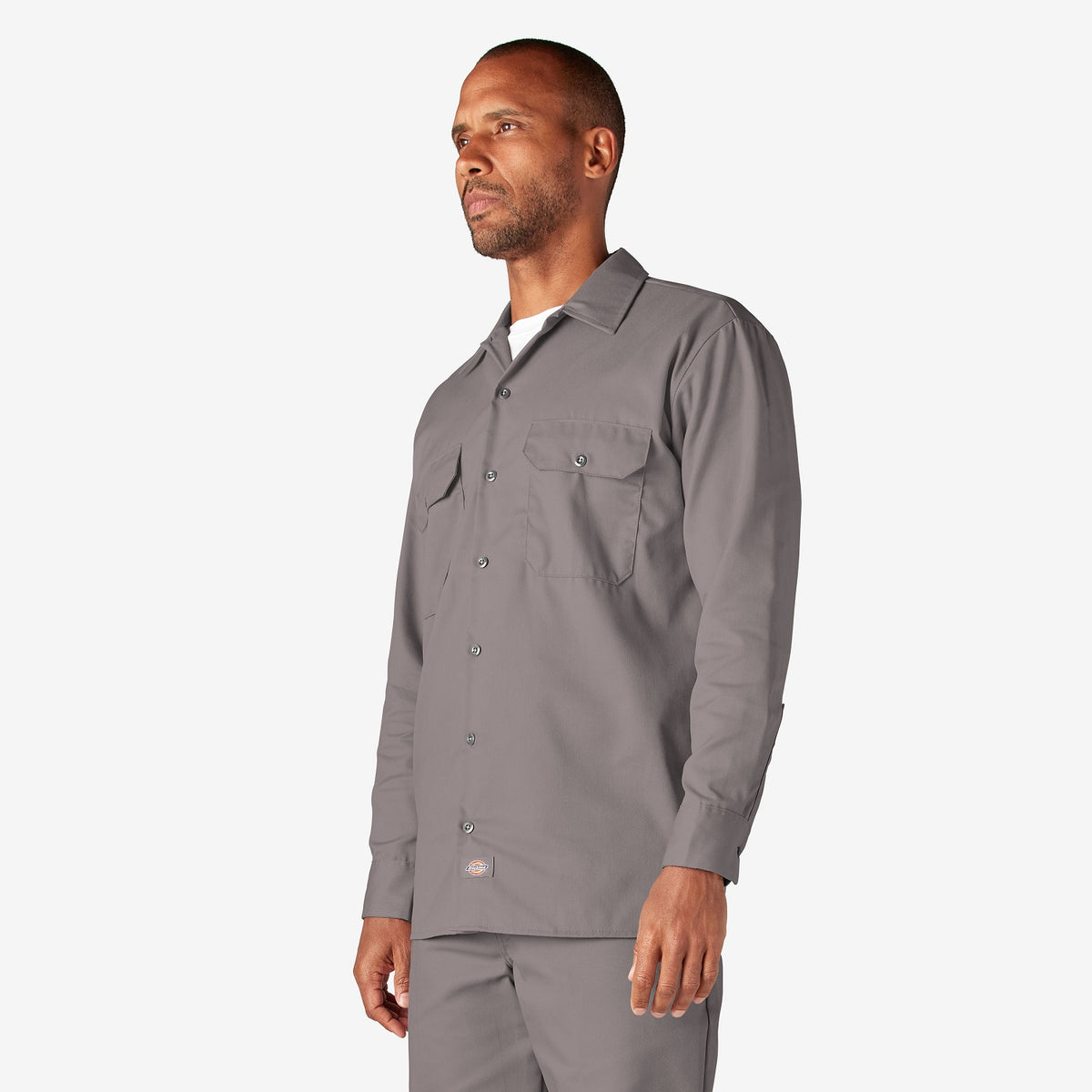 Dickies Men&#39;s Long Sleeve Button-Down Work Shirt - Work World - Workwear, Work Boots, Safety Gear