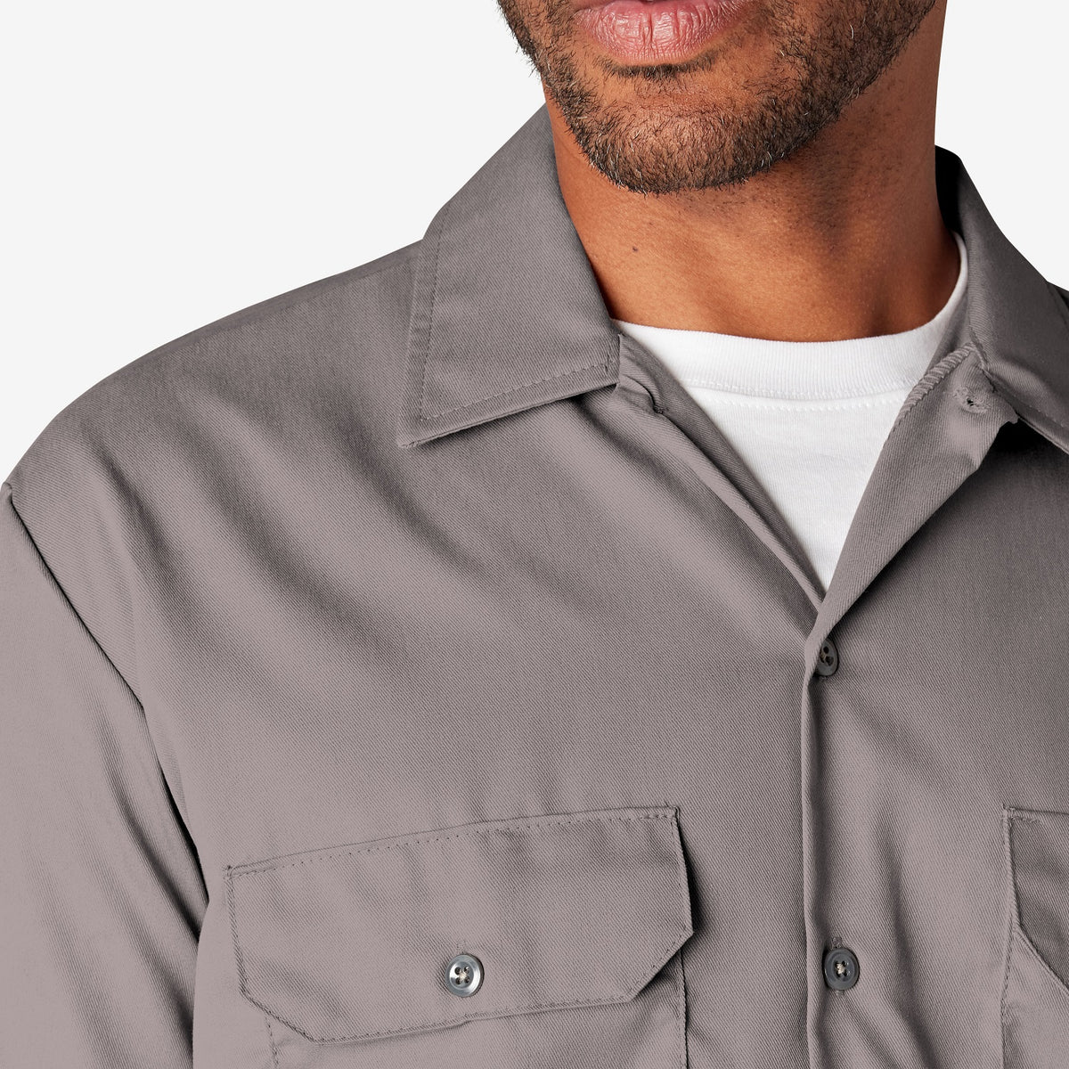 Dickies Men&#39;s Long Sleeve Button-Down Work Shirt - Work World - Workwear, Work Boots, Safety Gear