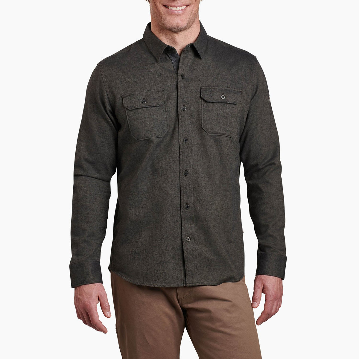 KÜHL  Men&#39;s  DESCENDR Long Sleeve Button-Down Flannel Work Shirt - Work World - Workwear, Work Boots, Safety Gear