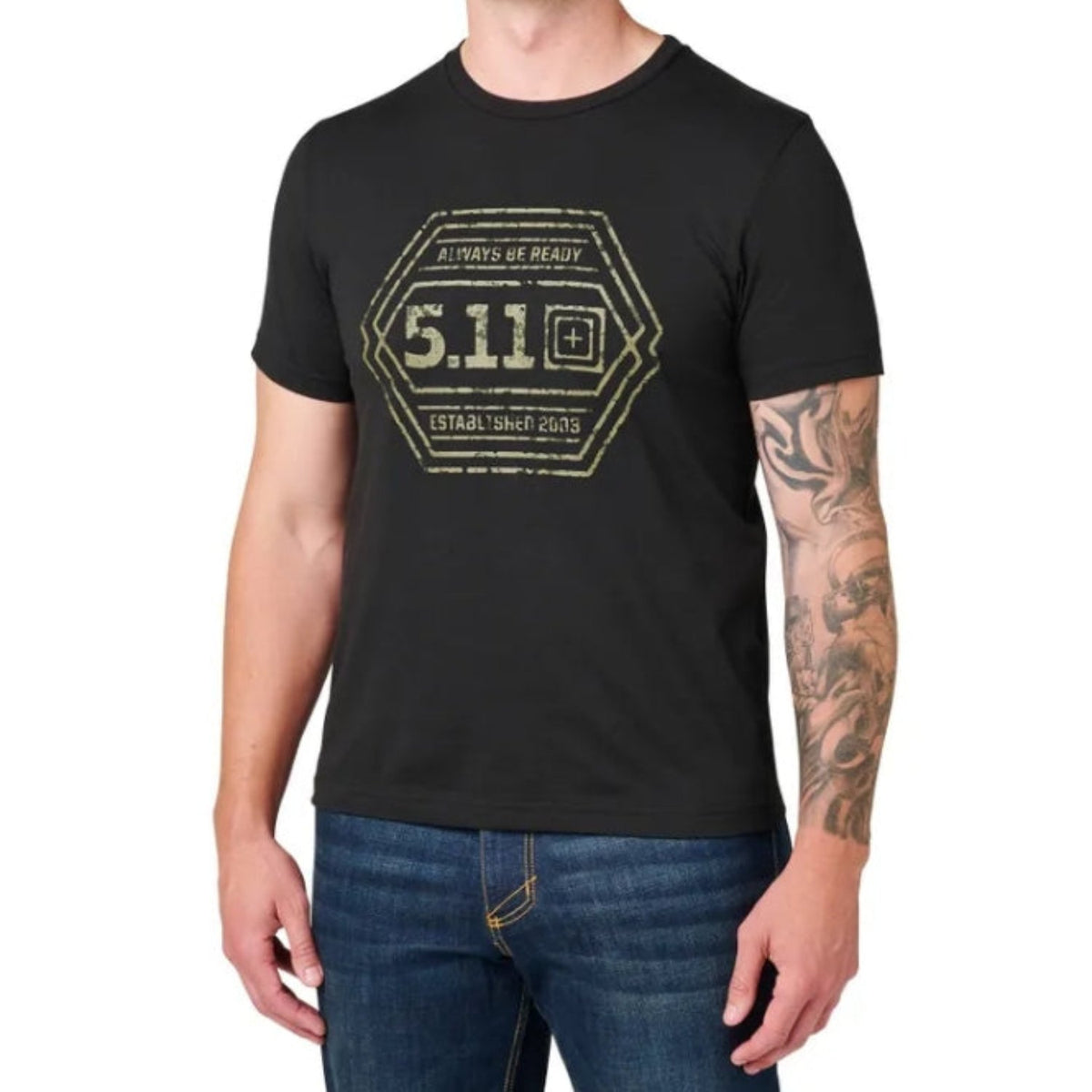 5.11 Tactical Men&#39;s Intricate Emblem Logo Graphic Short Sleeve T-Shirt - Work World - Workwear, Work Boots, Safety Gear