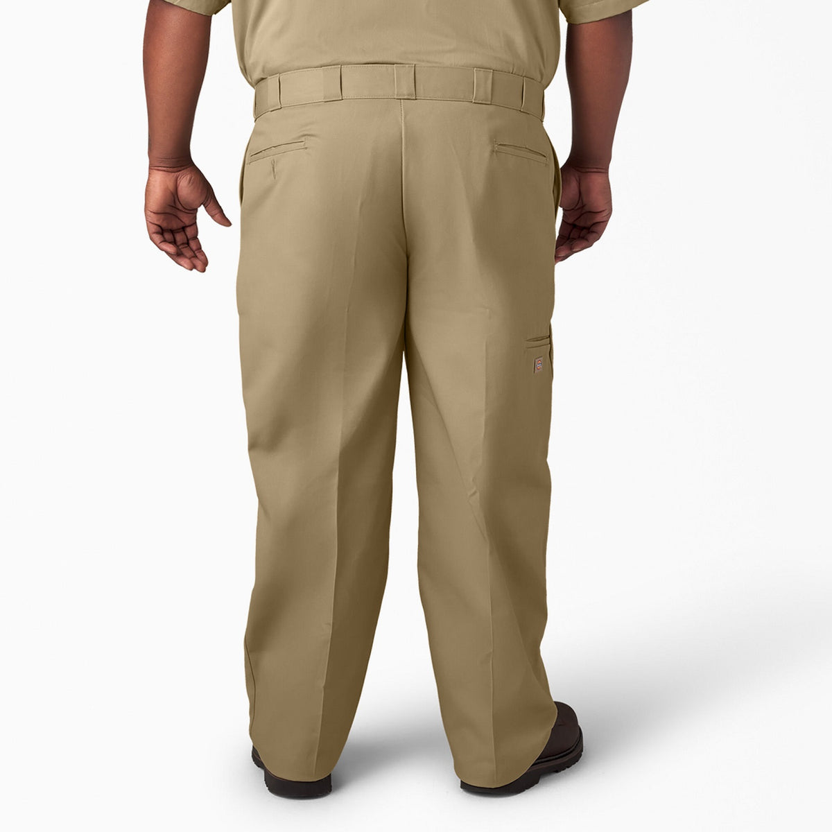 Dickies Men&#39;s Loose Fit Twill Double Knee Work Pant_Khaki - Work World - Workwear, Work Boots, Safety Gear