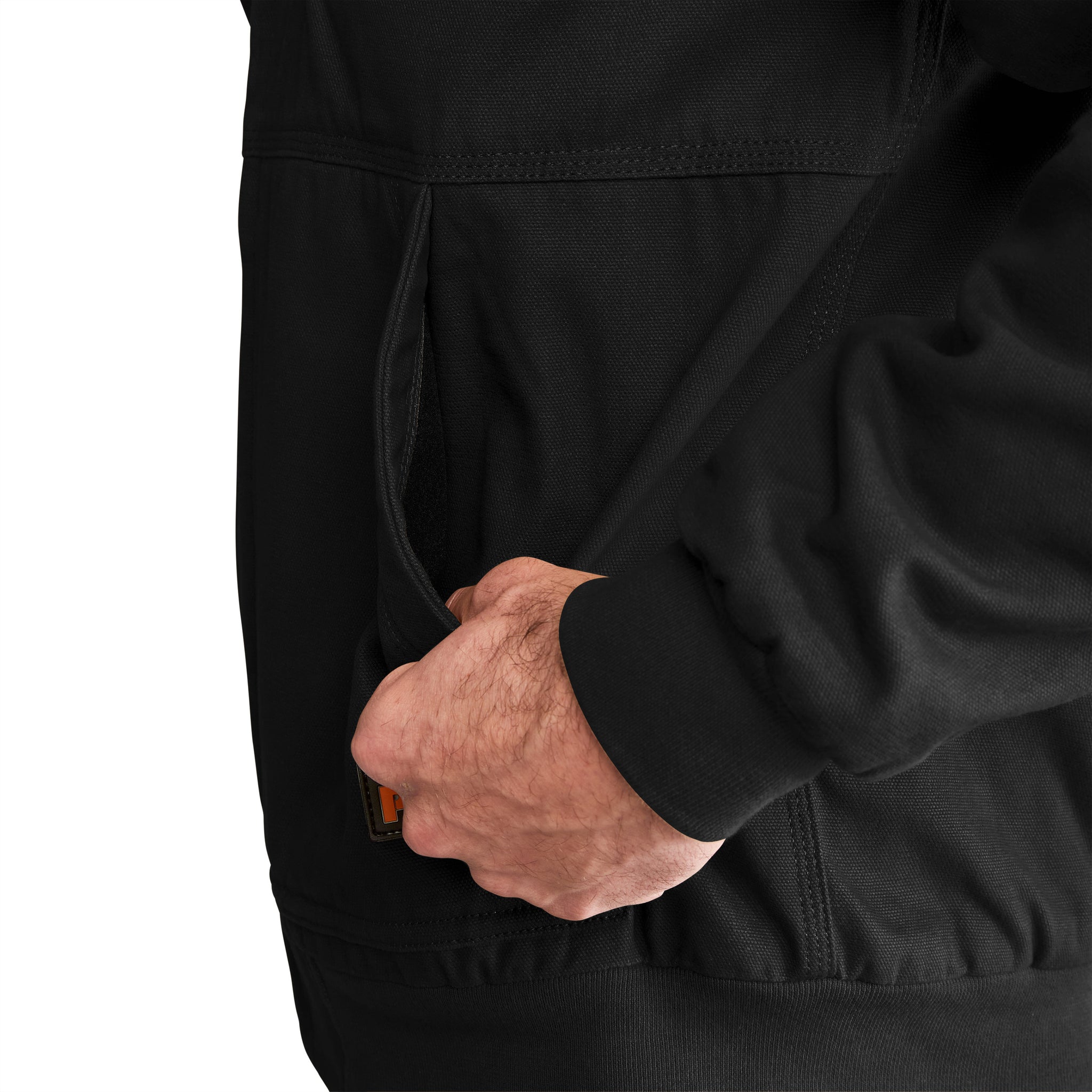 Timberland PRO® Men's Gritman Fleece-Lined Hooded Canvas Jacket