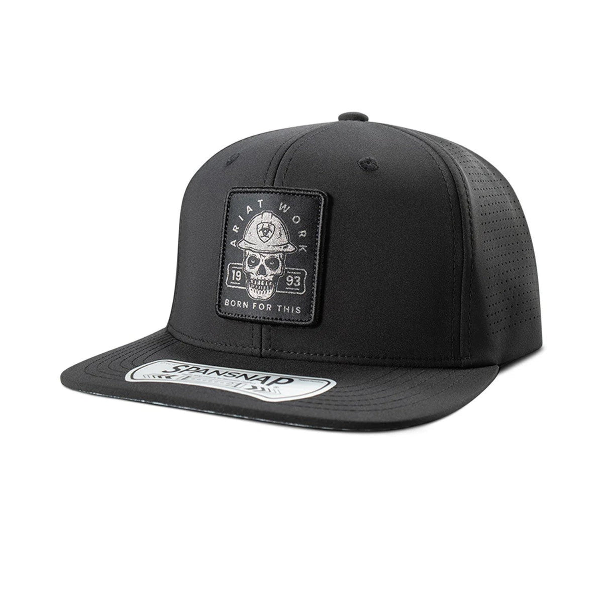 Ariat Men&#39;s Hard Hat Skull Graphic Patch Trucker Hat - Work World - Workwear, Work Boots, Safety Gear