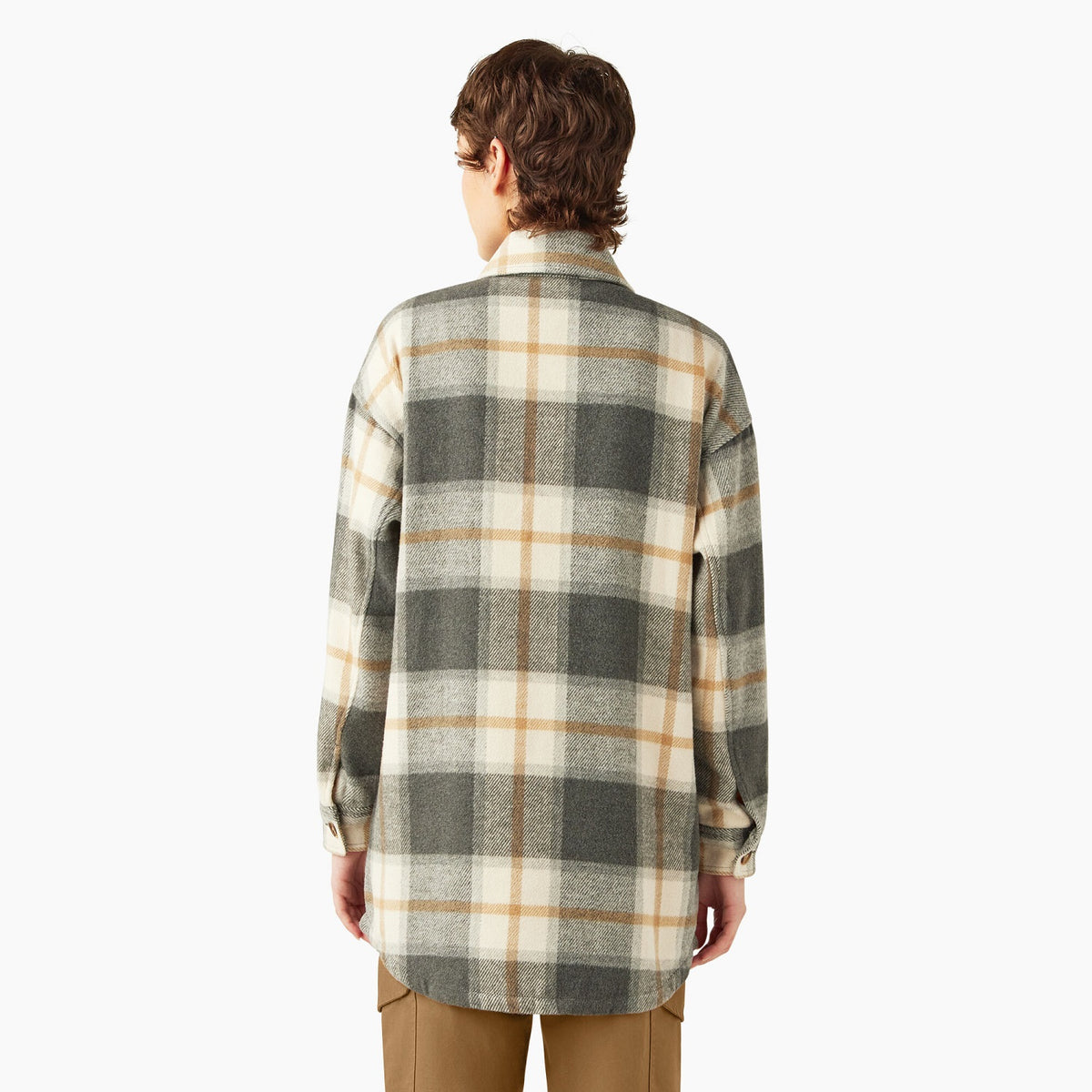 Dickies Women&#39;s Flannel Oversized Plaid Shirt Jacket - Work World - Workwear, Work Boots, Safety Gear