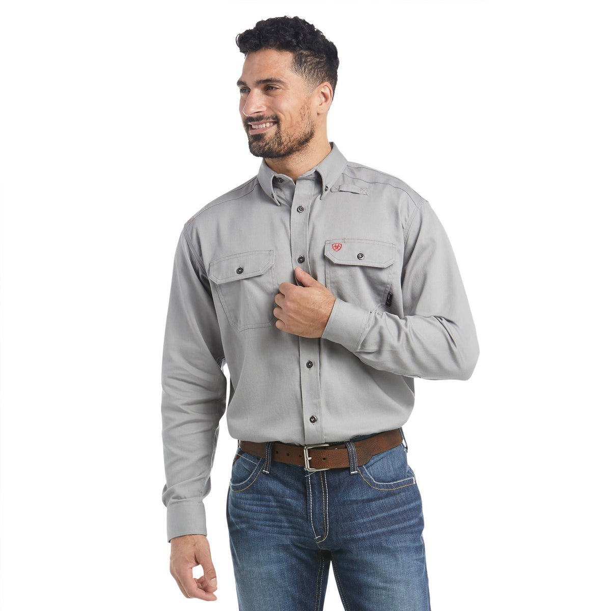 Ariat Men&#39;s Flame Resistant Solid Work Shirt - Work World - Workwear, Work Boots, Safety Gear