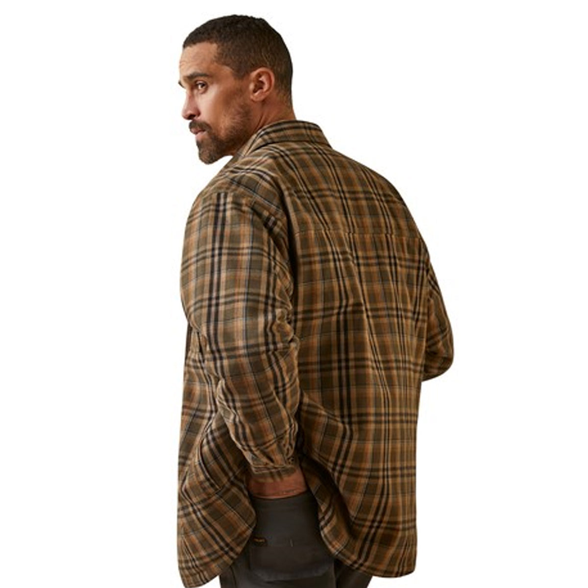 Ariat Men&#39;s Rebar Flannel Insulated Shirt Jacket - Work World - Workwear, Work Boots, Safety Gear