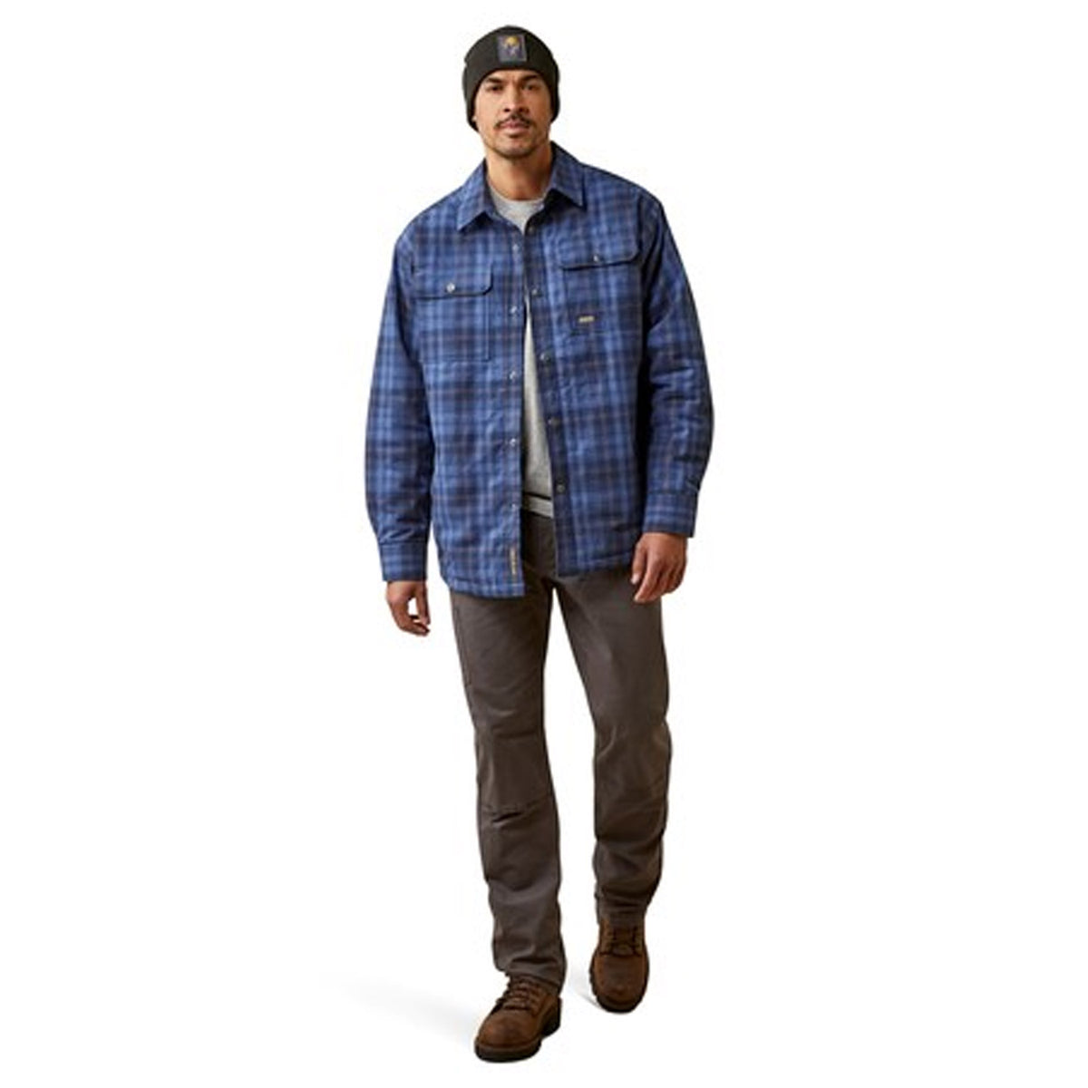 Ariat Men&#39;s Rebar Flannel Insulated Shirt Jacket - Work World - Workwear, Work Boots, Safety Gear