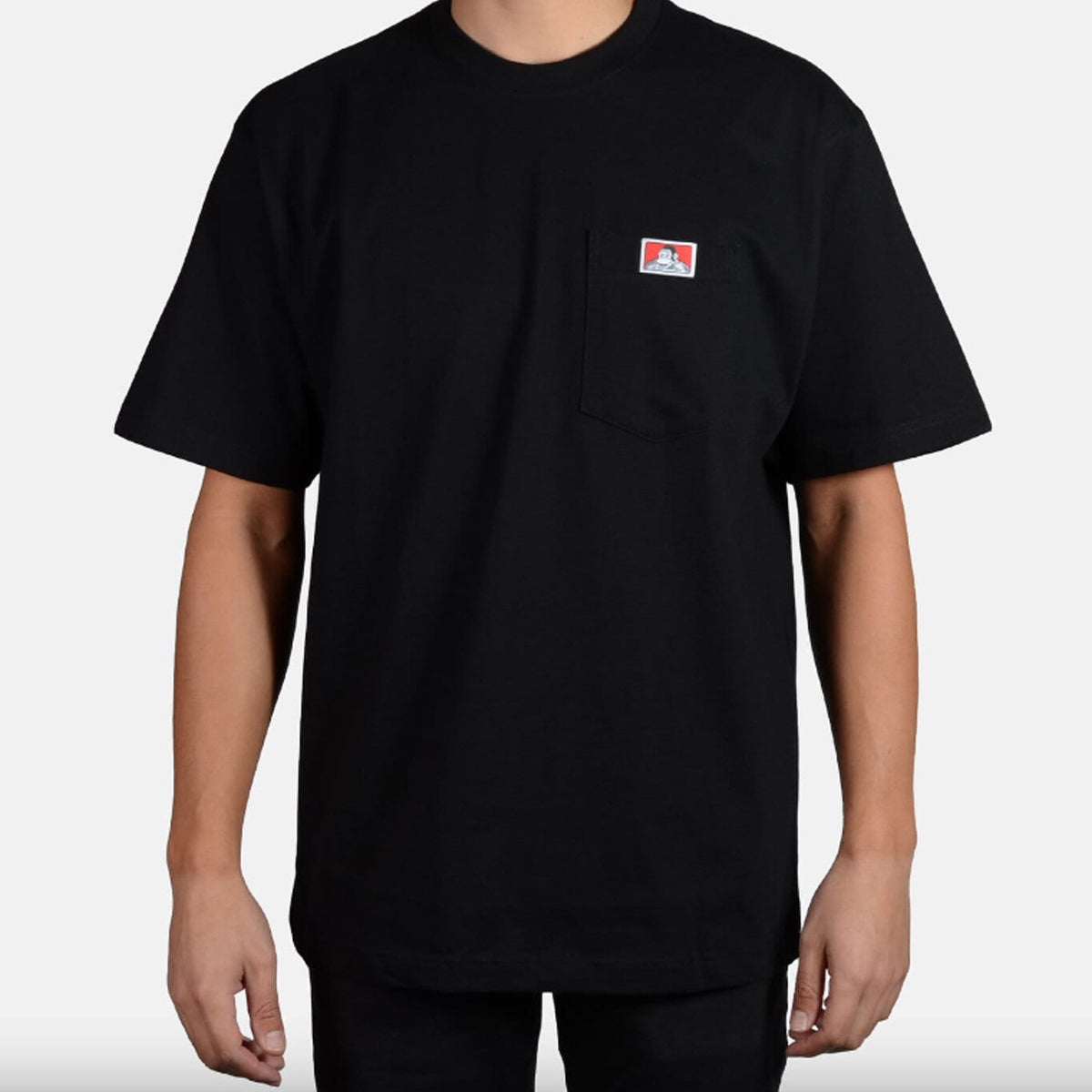 Ben Davis Men&#39;s Heavy Duty Short Sleeve Pocket T-Shirt_Black - Work World - Workwear, Work Boots, Safety Gear