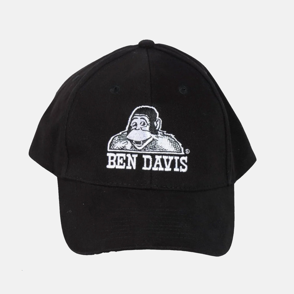 Ben Davis White Embroidery Baseball Cap - Work World - Workwear, Work Boots, Safety Gear