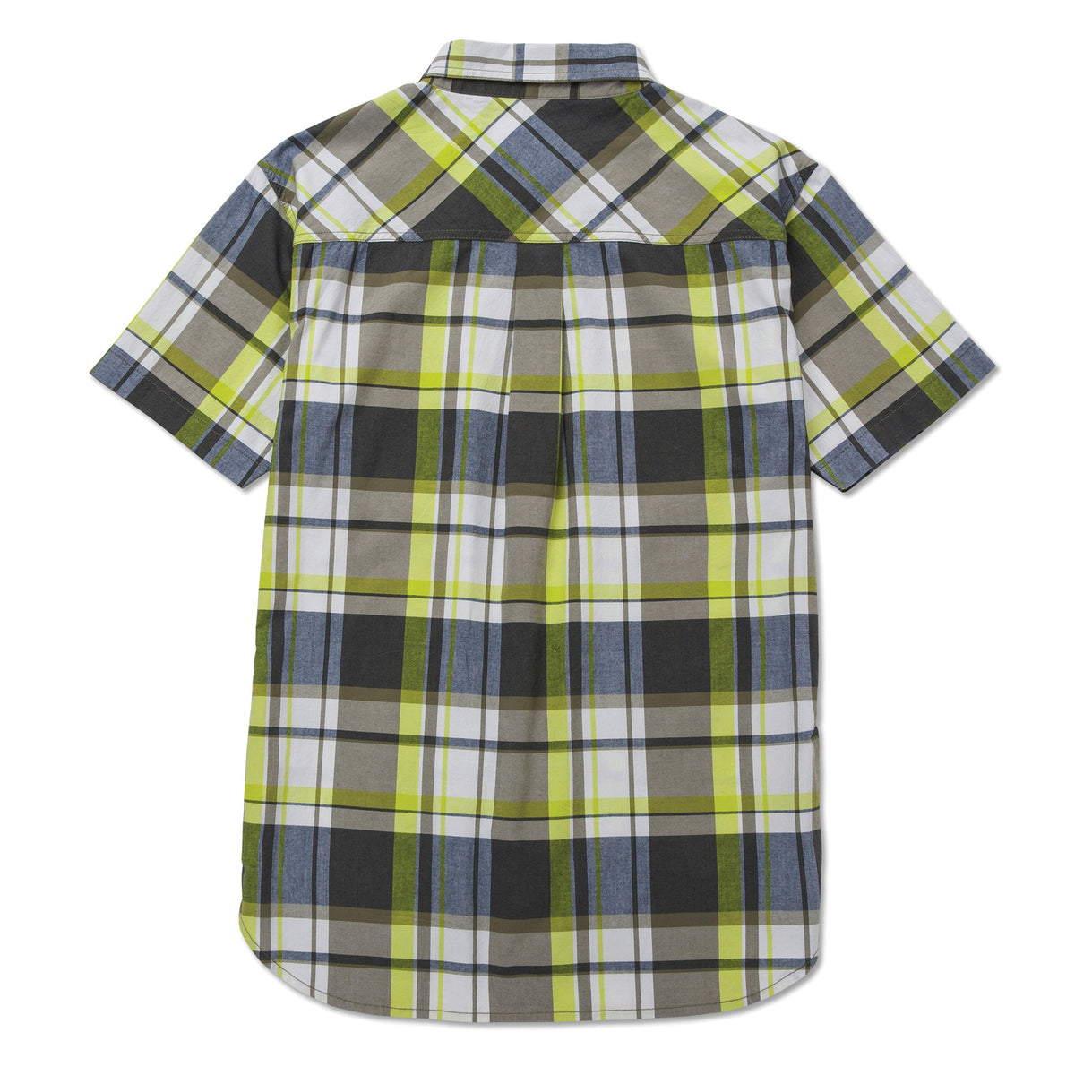 CAT Men&#39;s Plaid Button-Downp Short Sleeve Work Shirt - Work World - Workwear, Work Boots, Safety Gear