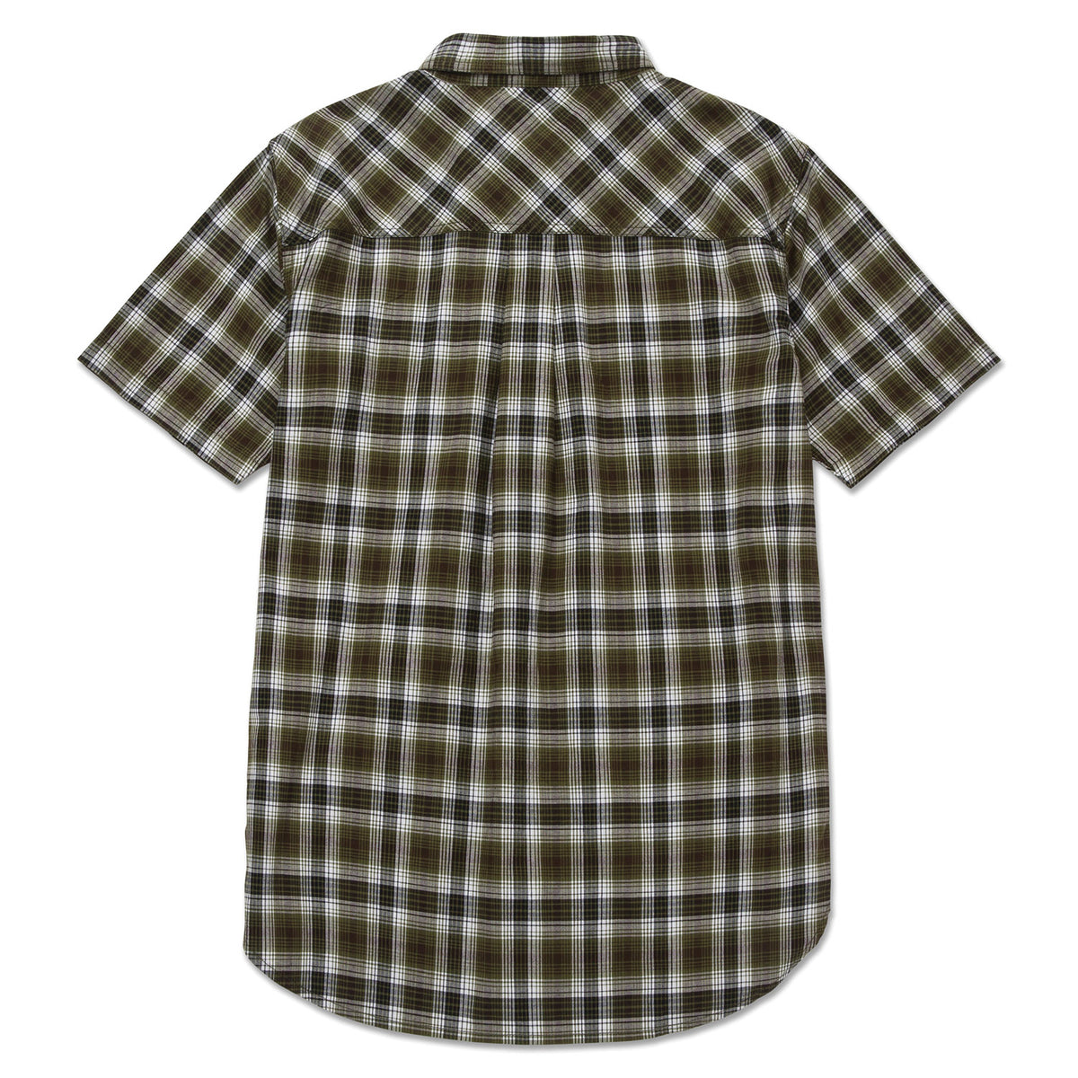 CAT Men&#39;s Plaid Button-Downp Short Sleeve Work Shirt - Work World - Workwear, Work Boots, Safety Gear