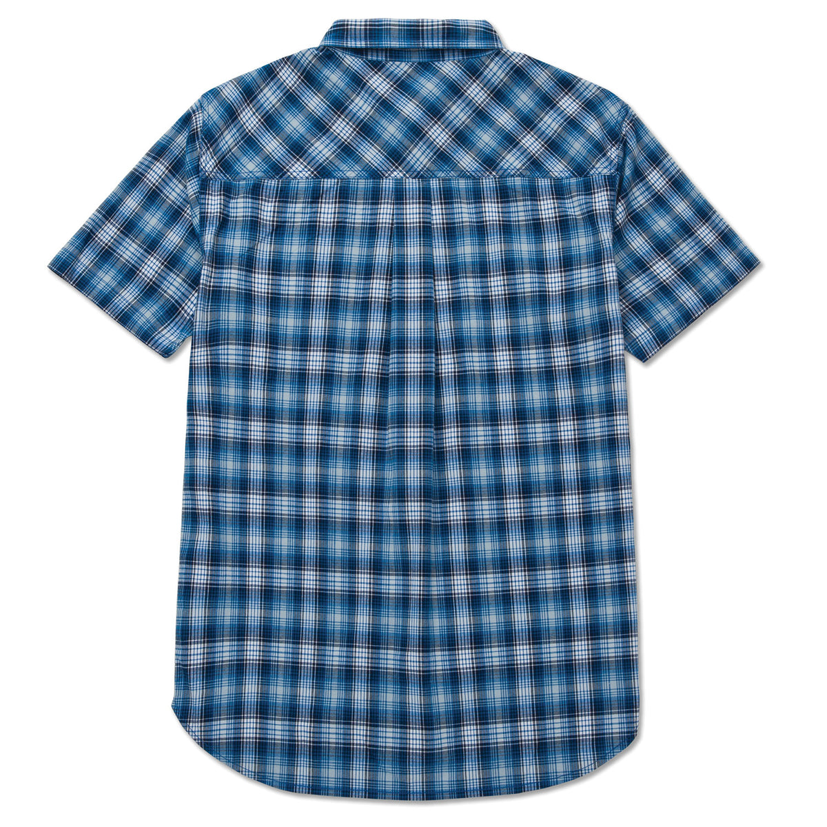 CAT Men&#39;s Plaid Button-Downp Short Sleeve Work Shirt - Work World - Workwear, Work Boots, Safety Gear