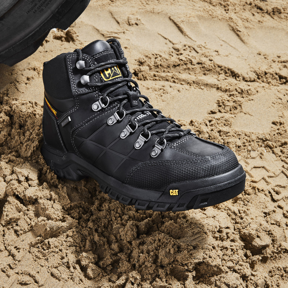 CAT Men&#39;s Threshold Waterproof EH 6&quot; Steel Toe Boot - Work World - Workwear, Work Boots, Safety Gear