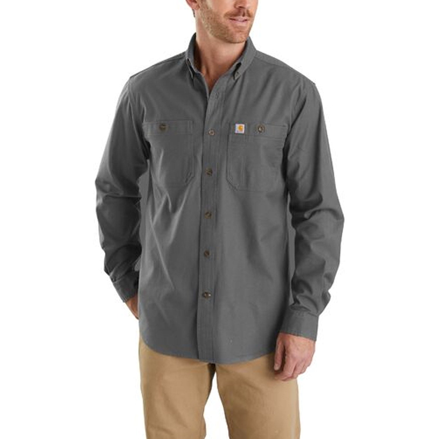 Carhartt Men's Rugged Flex® Rigby Long Sleeve Shirt - Work World - Workwear, Work Boots, Safety Gear