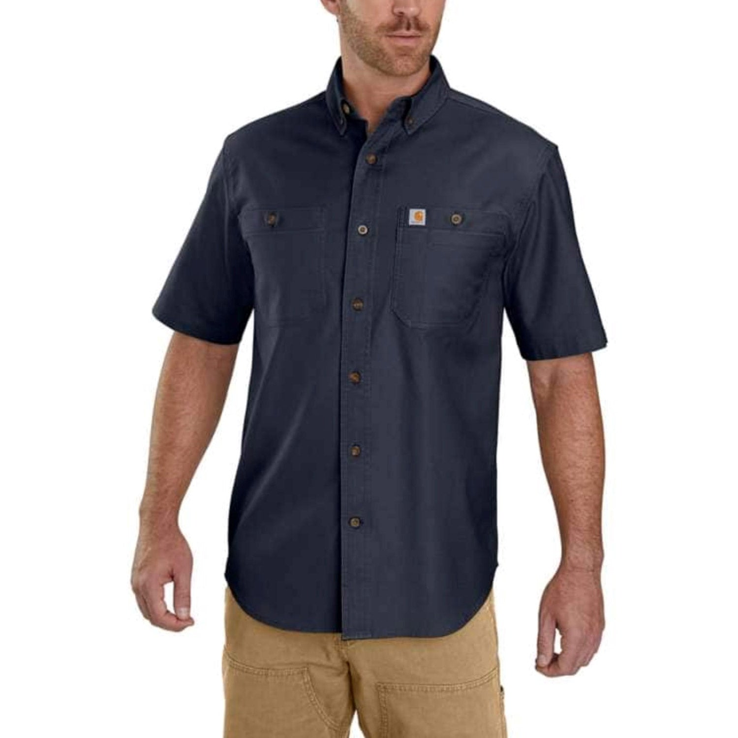 B91Xz Work Shirts for Men Mens Spring Summer Casual Sports Check