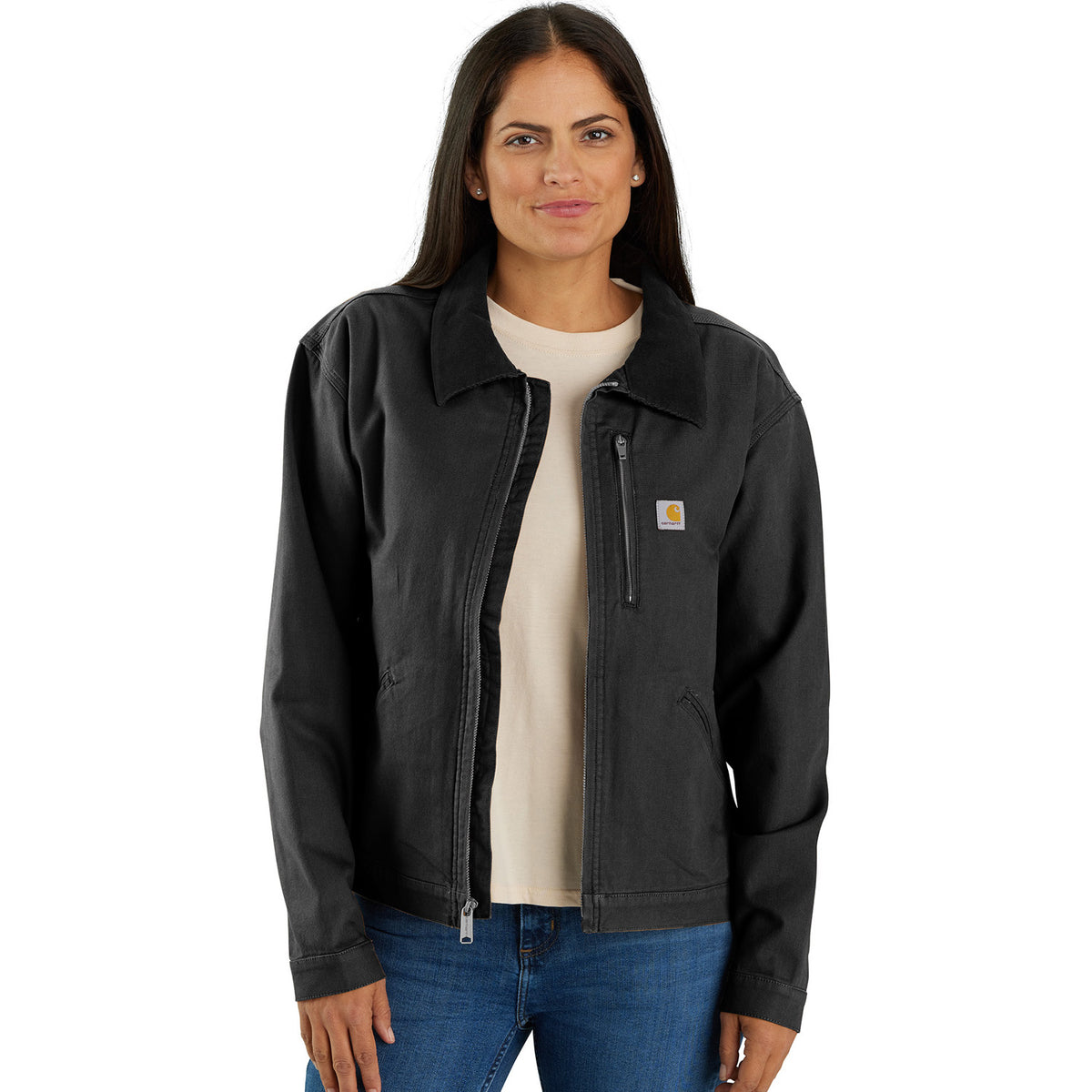 Carhartt Women&#39;s Re-Engineered Rugged Flex® Loose Fit Canvas Detroit Jacket - Work World - Workwear, Work Boots, Safety Gear