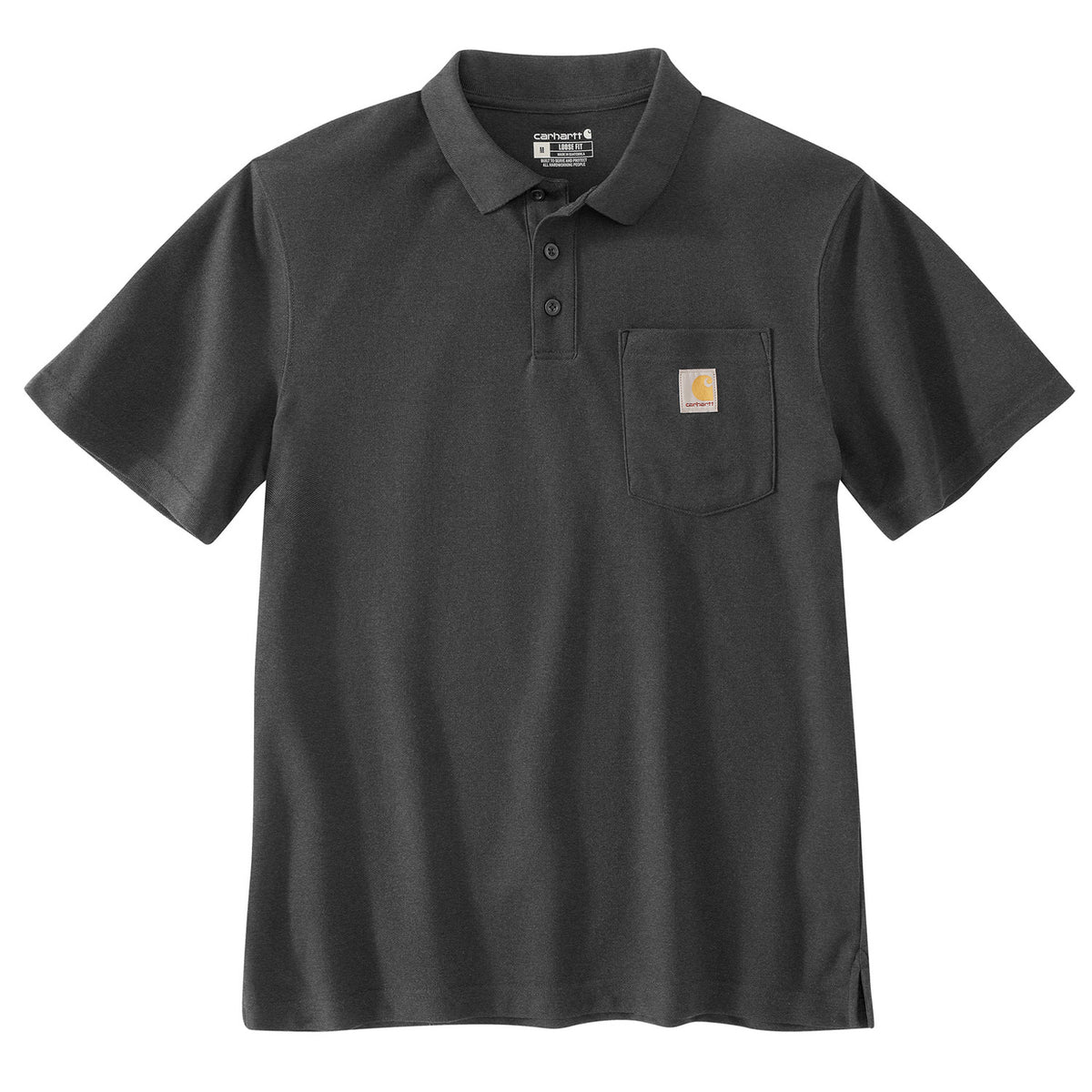 Carhartt Men&#39;s Loose Fit Midweight Pocket Short Sleeve Polo Shirt - Work World - Workwear, Work Boots, Safety Gear