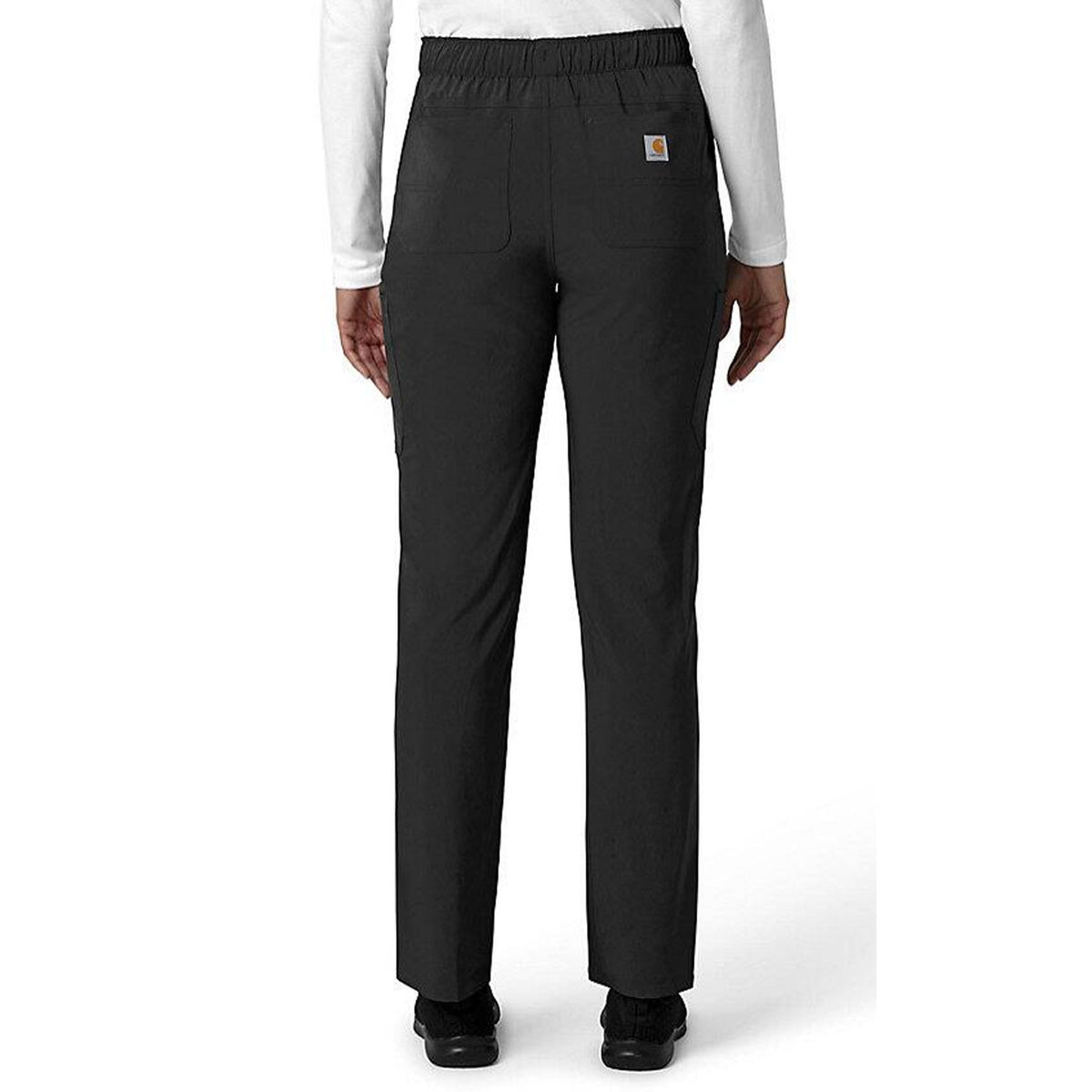 Carhartt Women&#39;s Force Cross Flex 7-Poket Cargo Scrub Pant_Black - Work World - Workwear, Work Boots, Safety Gear