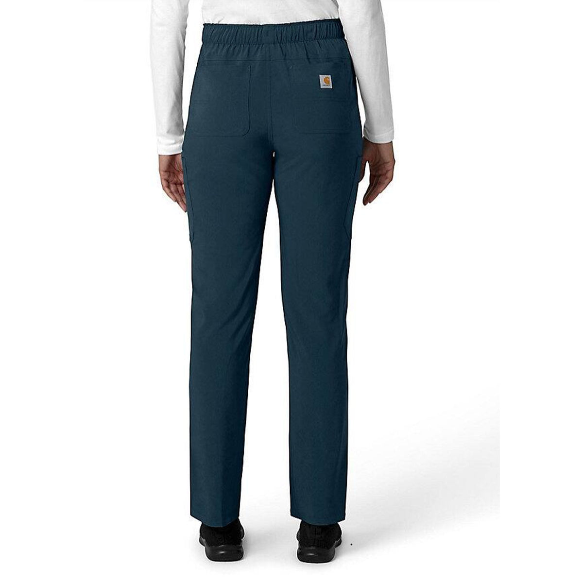 Carhartt Women&#39;s Force Cross Flex 7-Poket Cargo Scrub Pant_Navy - Work World - Workwear, Work Boots, Safety Gear