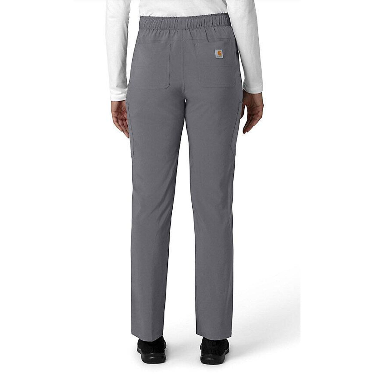 Carhartt Women&#39;s Force Cross Flex 7-Poket Cargo Scrub Pant_Pewter - Work World - Workwear, Work Boots, Safety Gear