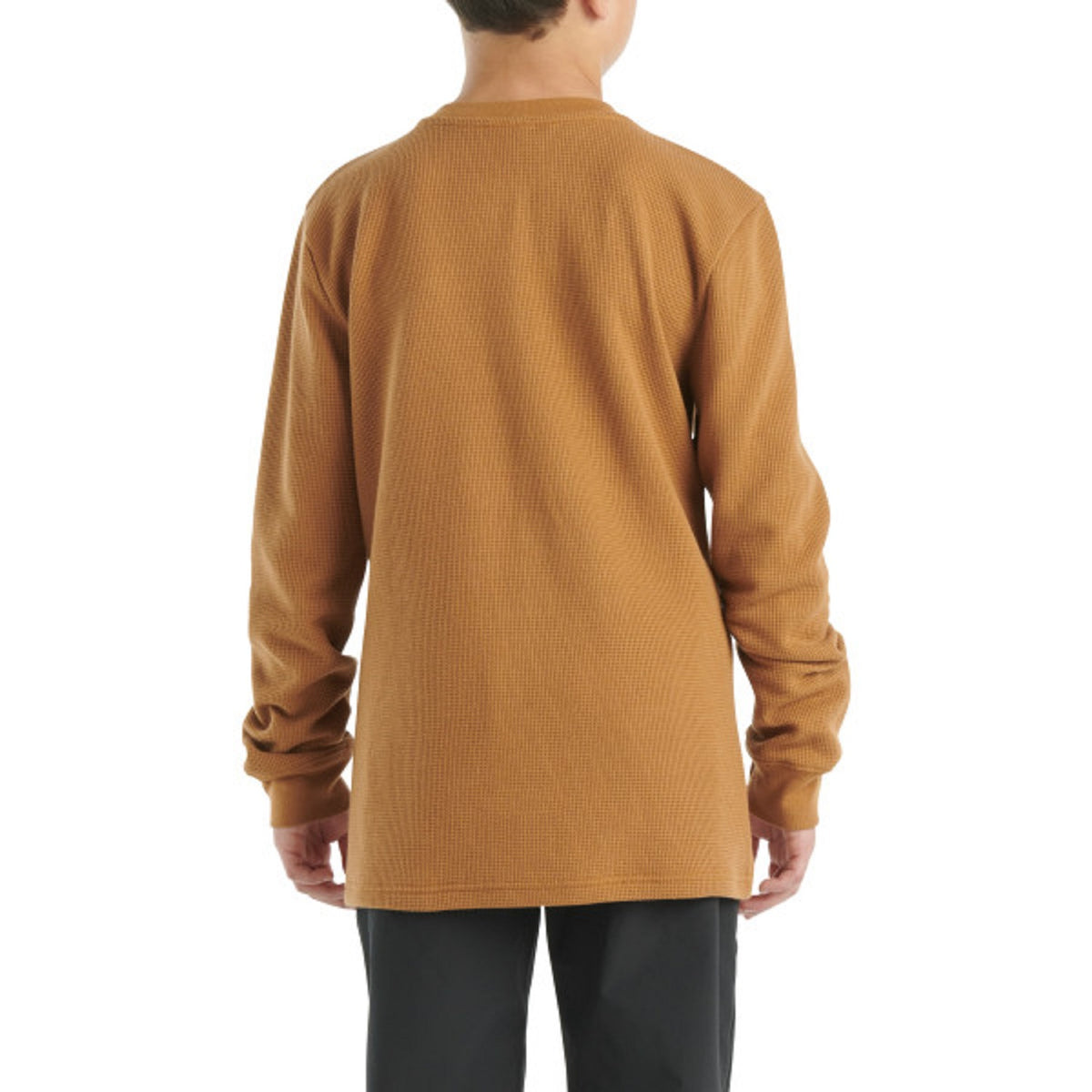 Carhartt Boys&#39; Logo Chest Pocket Long Sleeve Henley T-Shirt - Work World - Workwear, Work Boots, Safety Gear